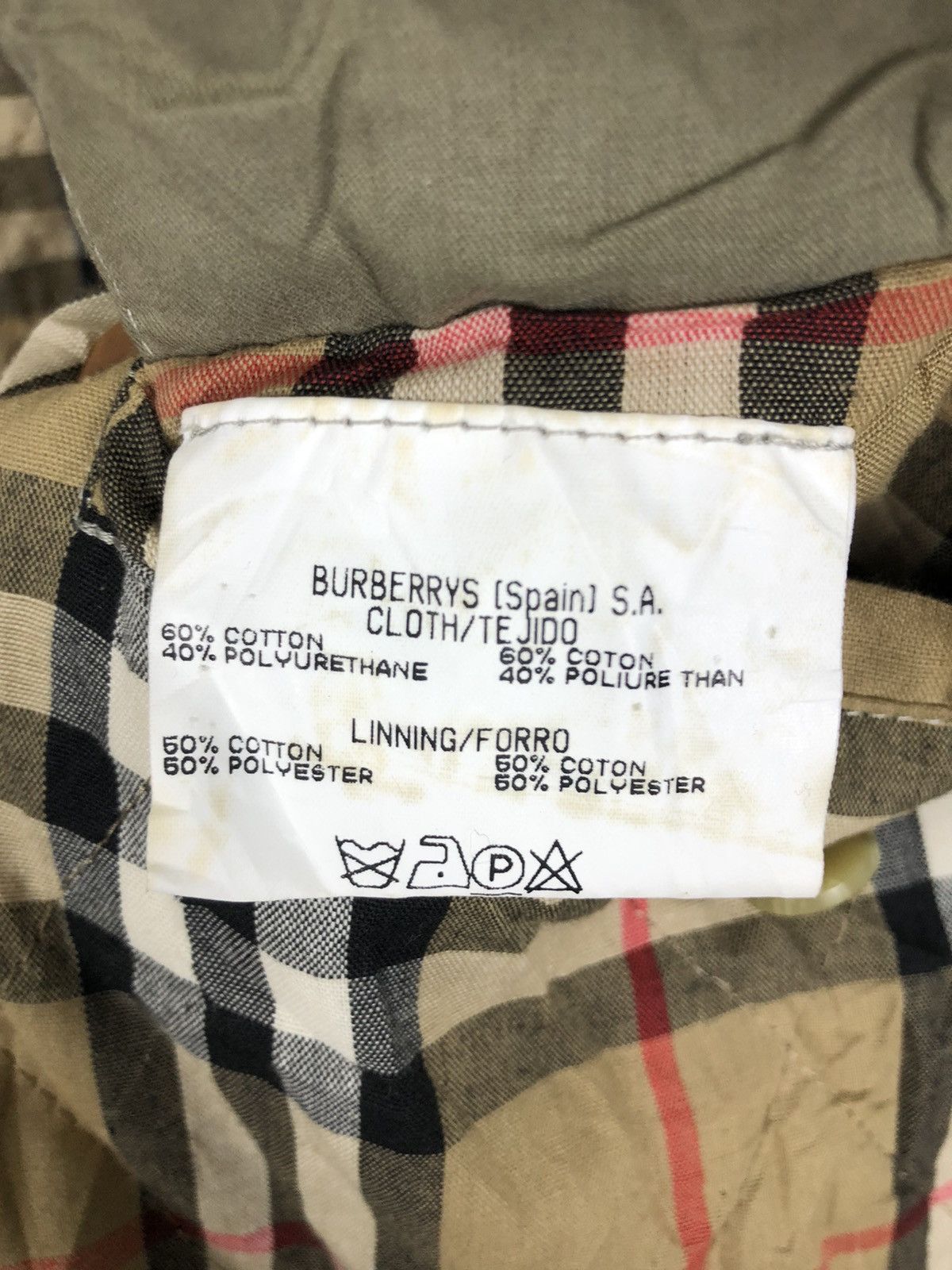 Burberry × Vintage BURBERRY PRORSUM NOVA CHECK TRENCH COAT JACKET Size US M / EU 48-50 / 2 - 11 Thumbnail