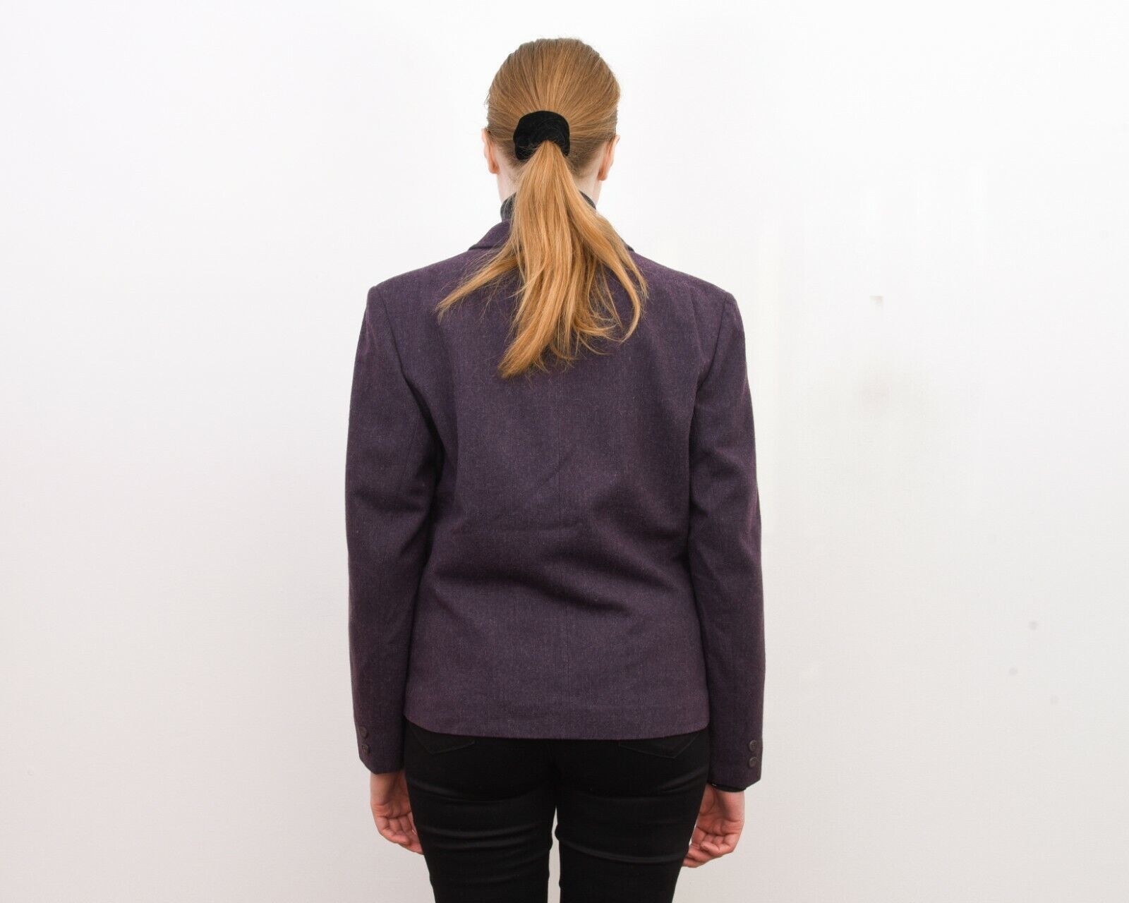 Pendleton × Vintage 90's Women's L M Purple Wool Blazer Jacket Made In USA Size M / US 6-8 / IT 42-44 - 5 Thumbnail