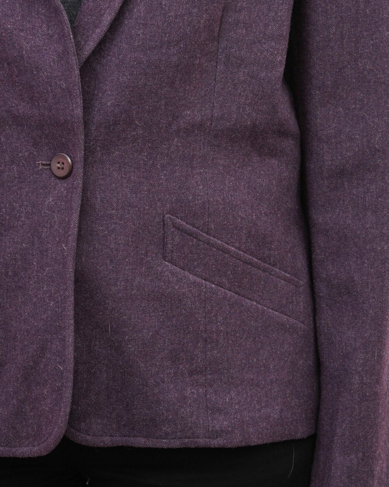 Pendleton × Vintage 90's Women's L M Purple Wool Blazer Jacket Made In USA Size M / US 6-8 / IT 42-44 - 4 Thumbnail