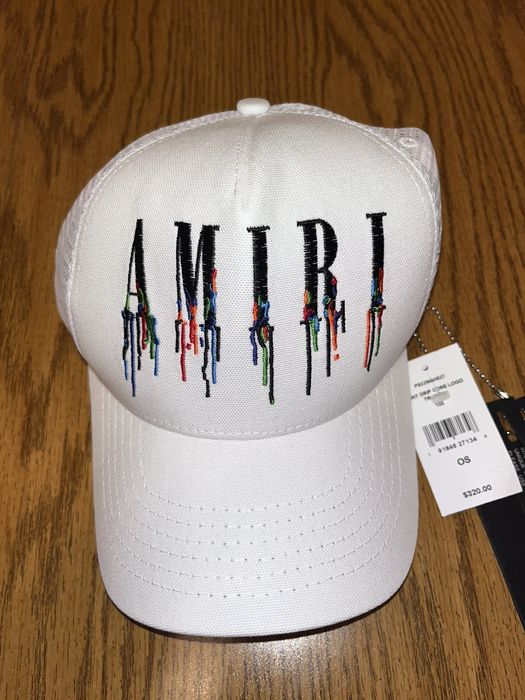 Amiri Amiri Drip Logo Hat | Grailed