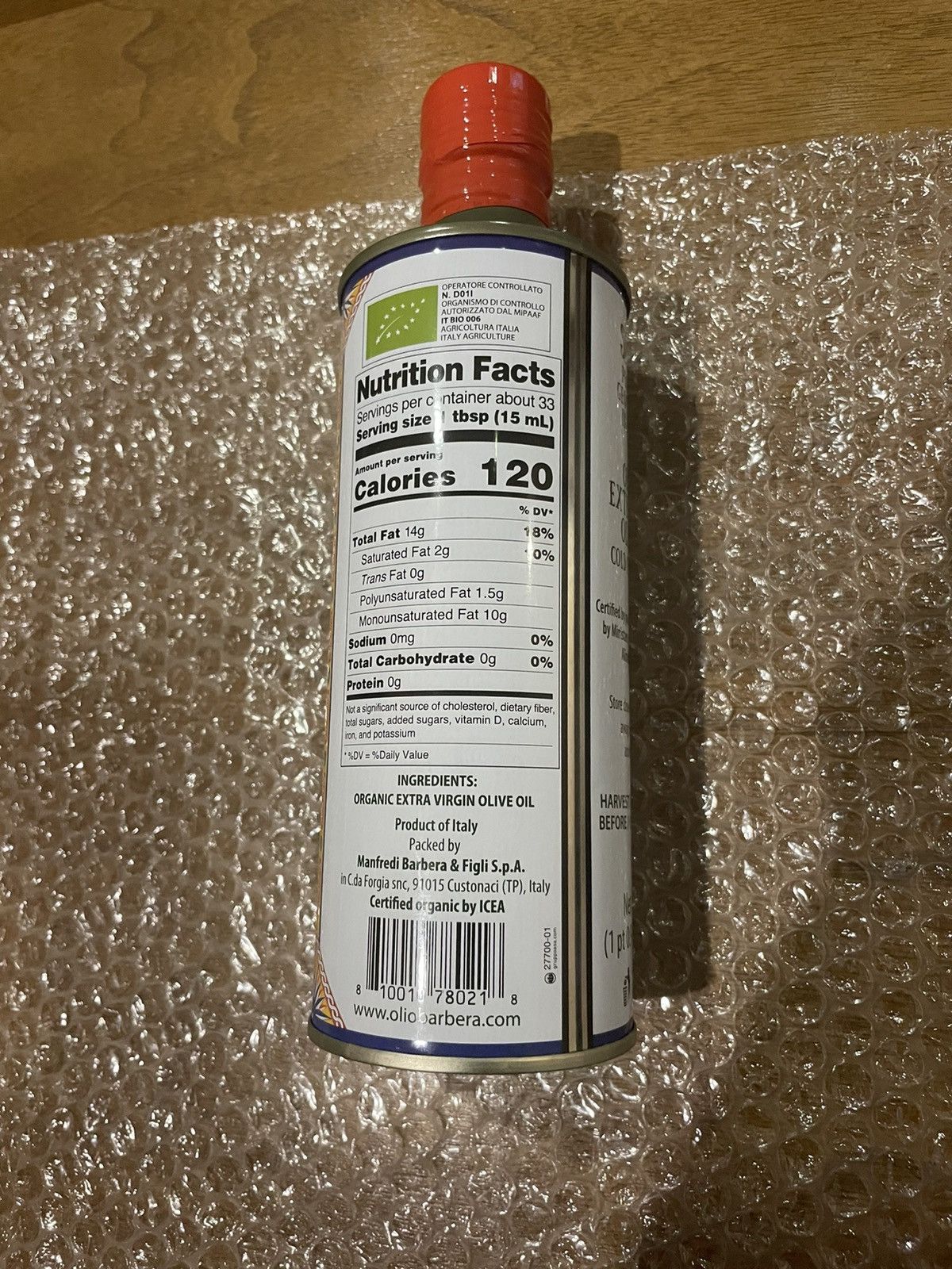 Supreme FW22 Supreme x Barbera Olive Oil 500mL Size ONE SIZE - 2 Thumbnail