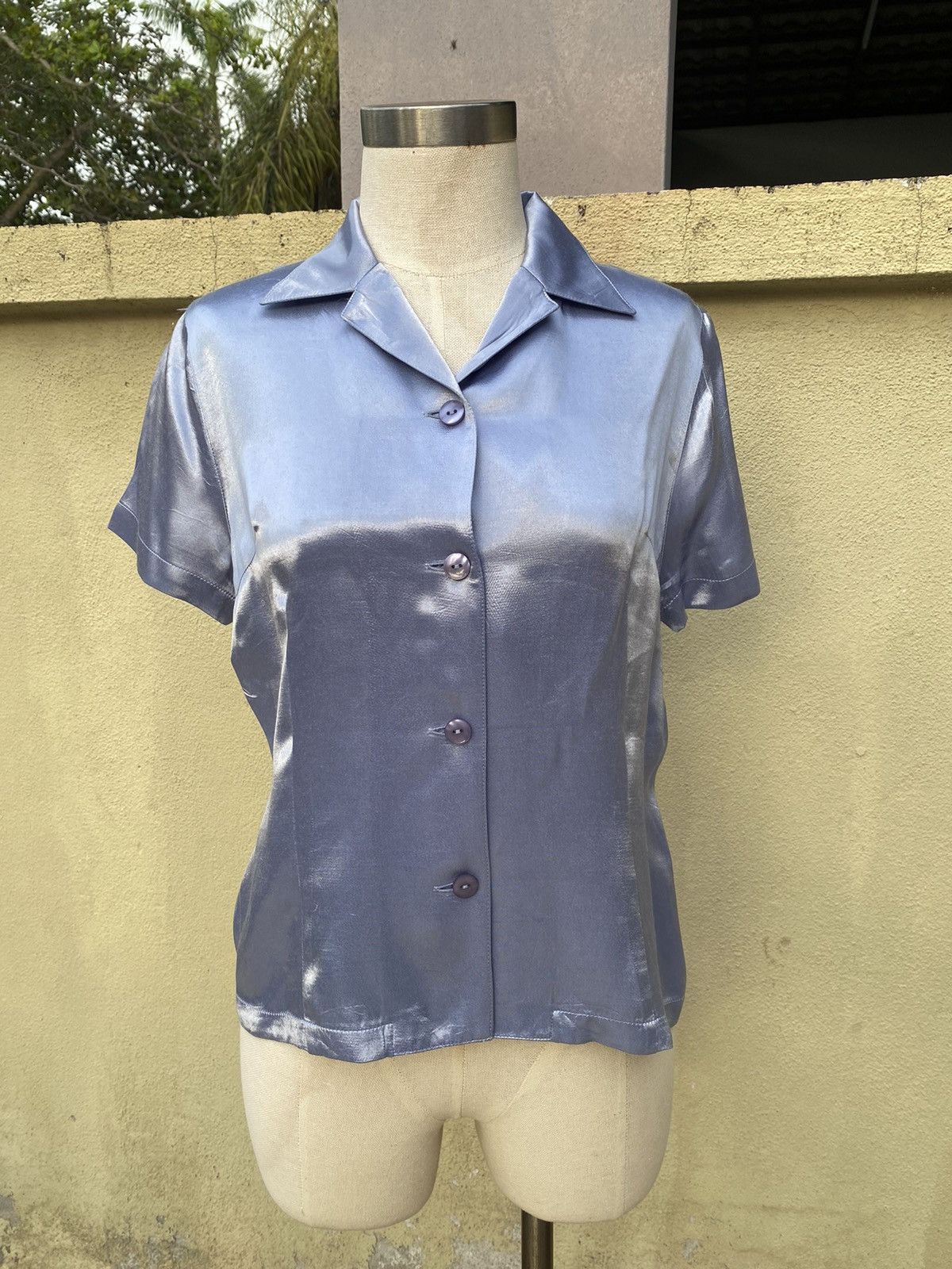 Designer × Japanese Brand × Vintage blue top Size M / US 6-8 / IT 42-44 - 2 Thumbnail