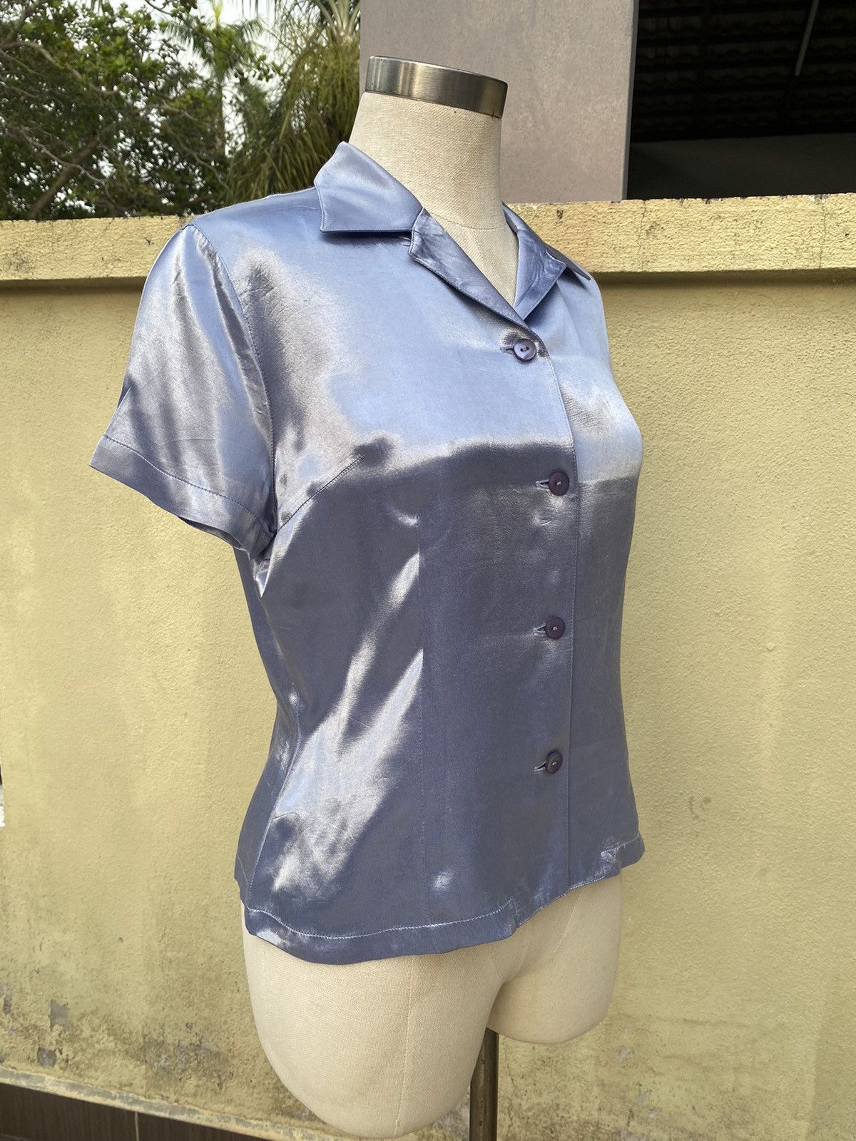 Designer × Japanese Brand × Vintage blue top Size M / US 6-8 / IT 42-44 - 6 Thumbnail