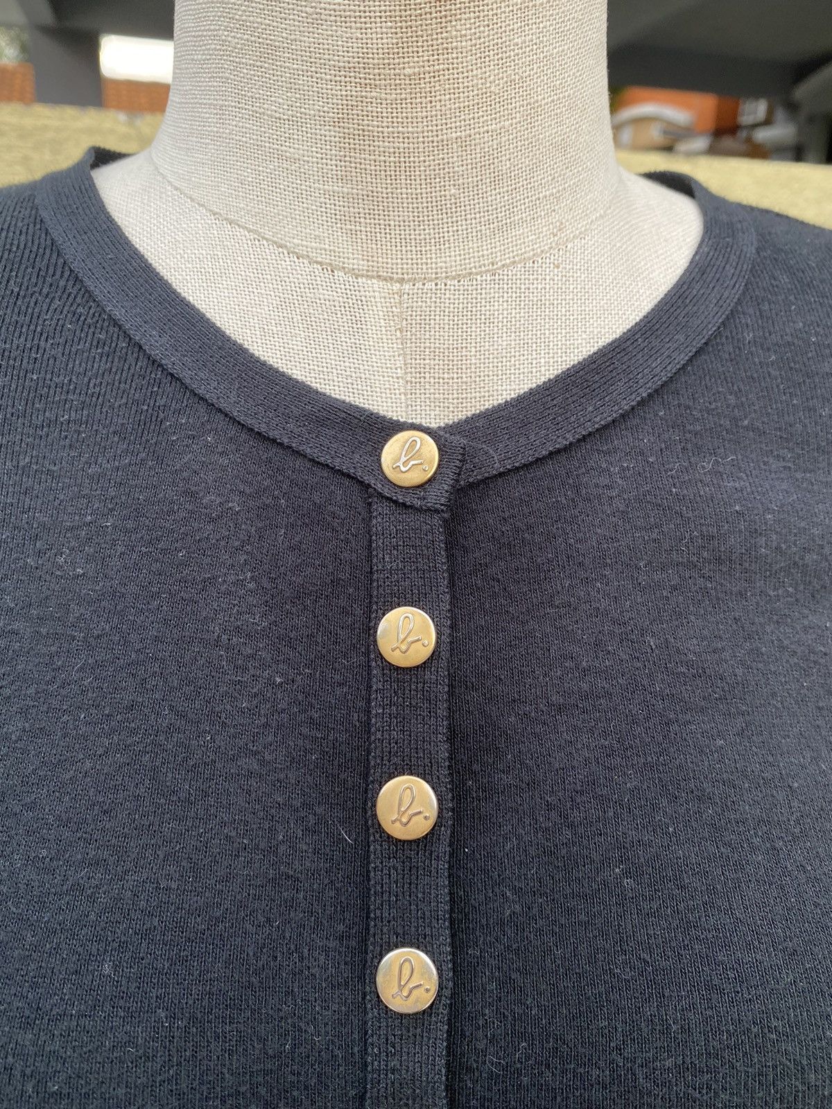 agnes b. black cardigan Size M / US 6-8 / IT 42-44 - 4 Thumbnail