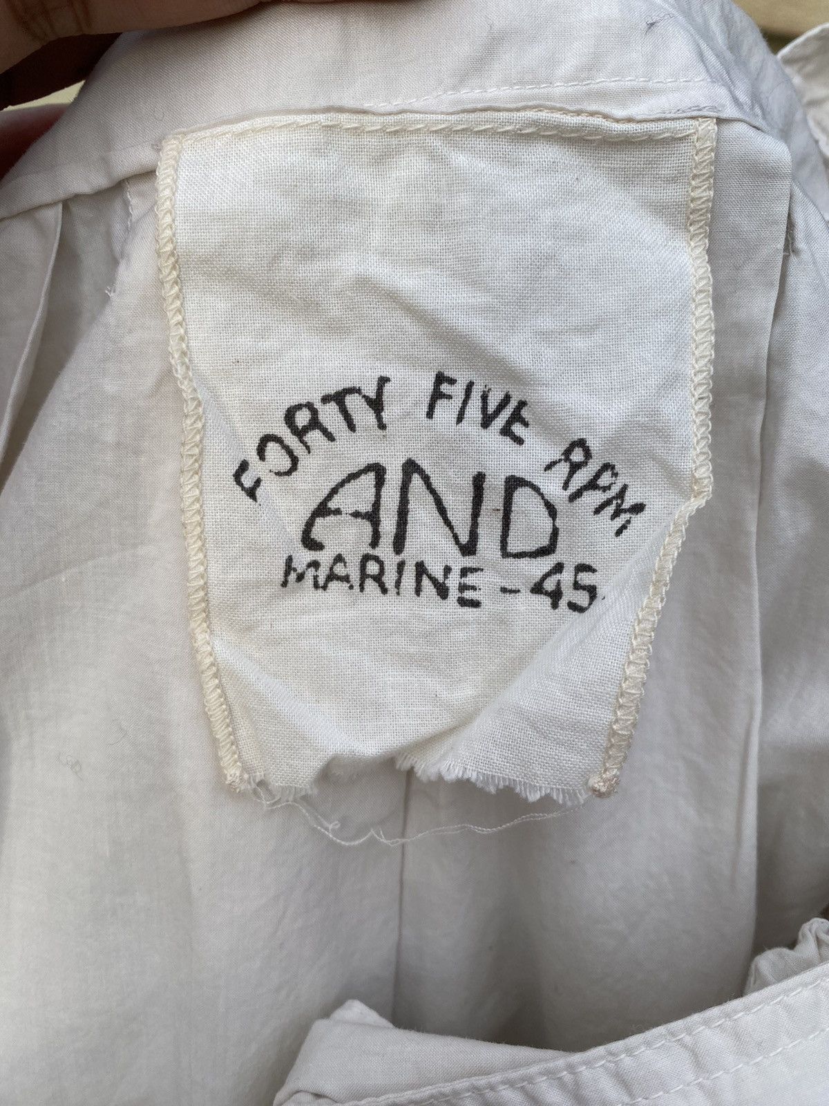 45rpm white cotton blouse Size L / US 10 / IT 46 - 7 Thumbnail