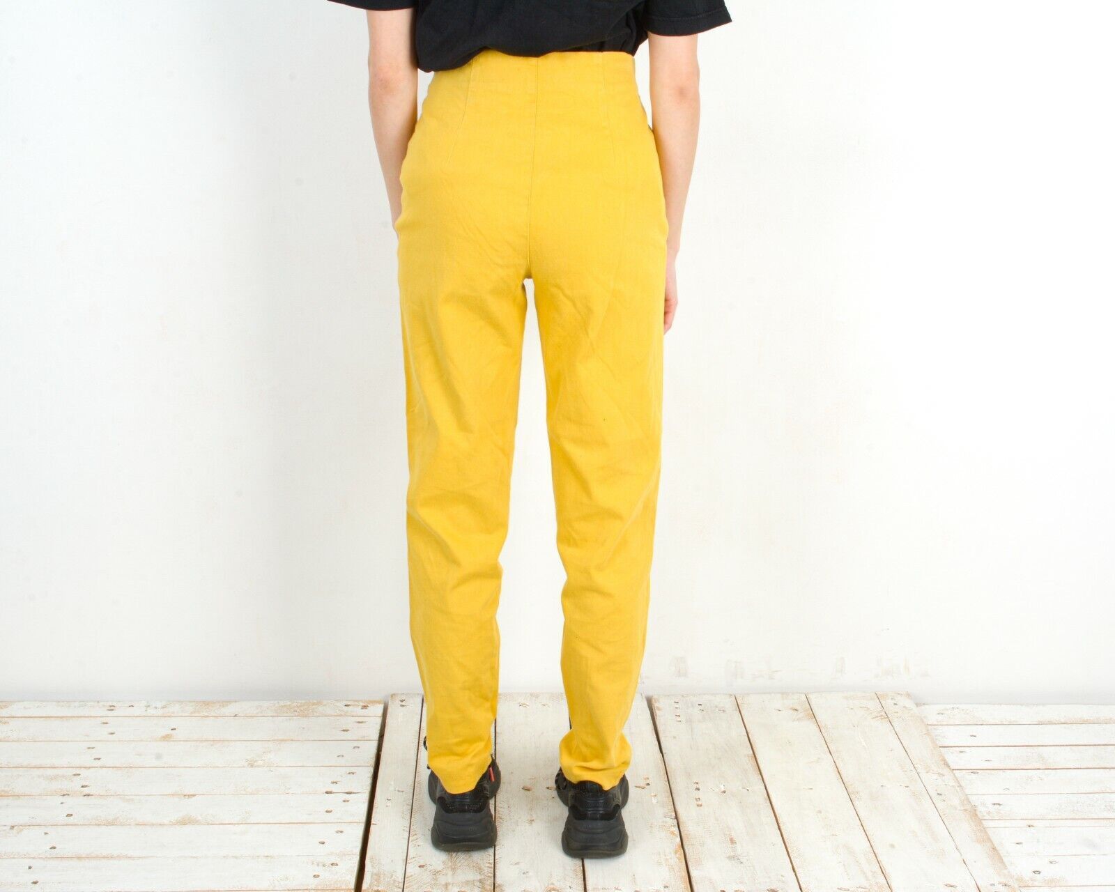 Vintage Trousers Pants W28L31 Bottom Bright High Waist Trachten Size 28" / US 6 / IT 42 - 4 Thumbnail