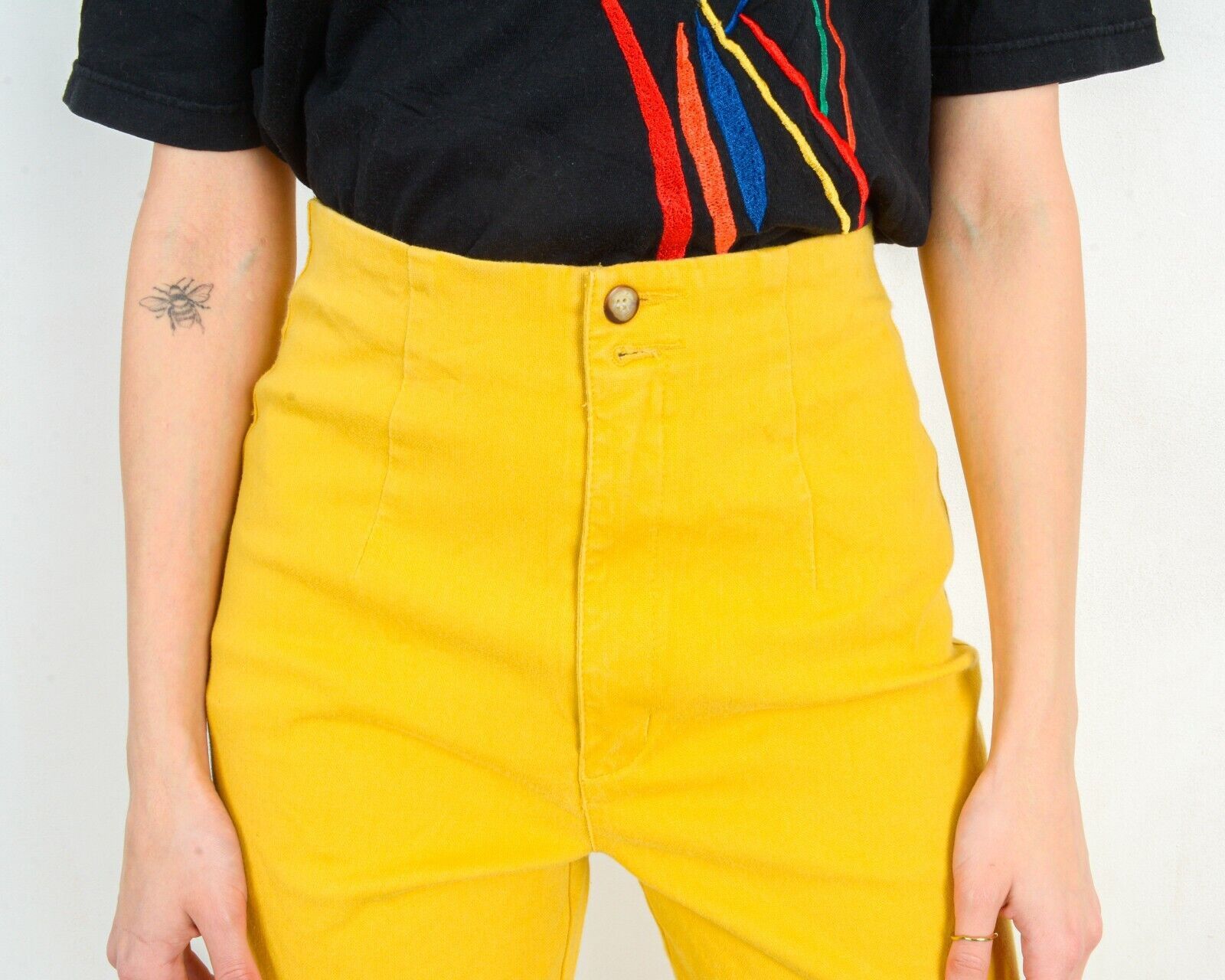Vintage Trousers Pants W28L31 Bottom Bright High Waist Trachten Size 28" / US 6 / IT 42 - 5 Thumbnail