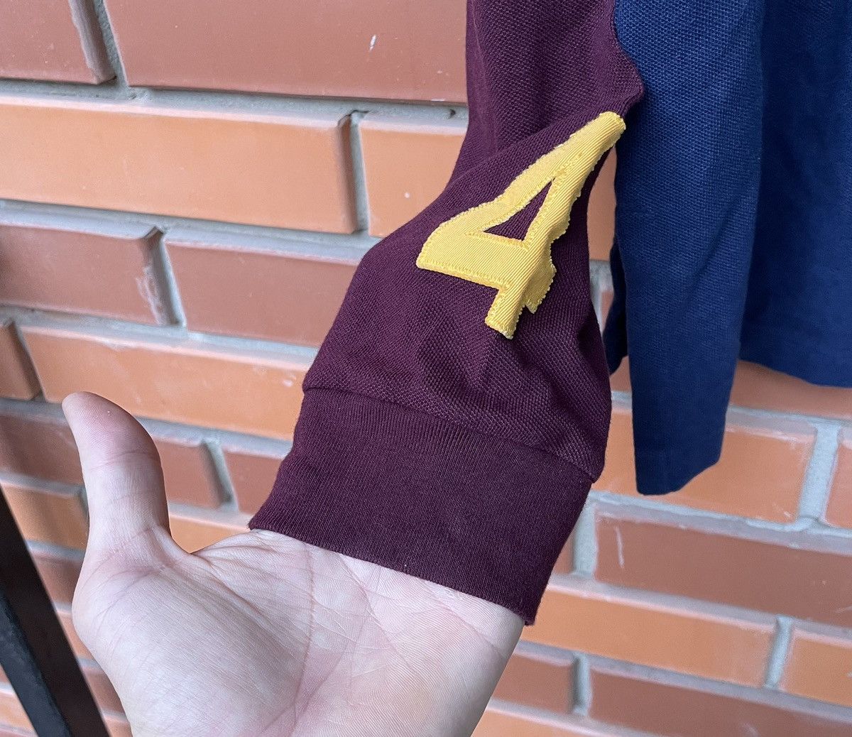 Polo Ralph Lauren × Ralph Lauren × Vintage Vintage Polo Ralph Lauren Rugby Long Sleeve Size US L / EU 52-54 / 3 - 2 Thumbnail