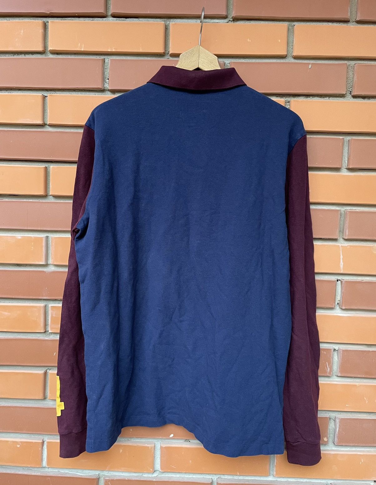 Polo Ralph Lauren × Ralph Lauren × Vintage Vintage Polo Ralph Lauren Rugby Long Sleeve Size US L / EU 52-54 / 3 - 7 Thumbnail