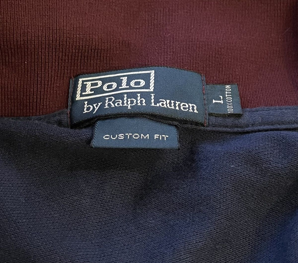 Polo Ralph Lauren × Ralph Lauren × Vintage Vintage Polo Ralph Lauren Rugby Long Sleeve Size US L / EU 52-54 / 3 - 5 Thumbnail