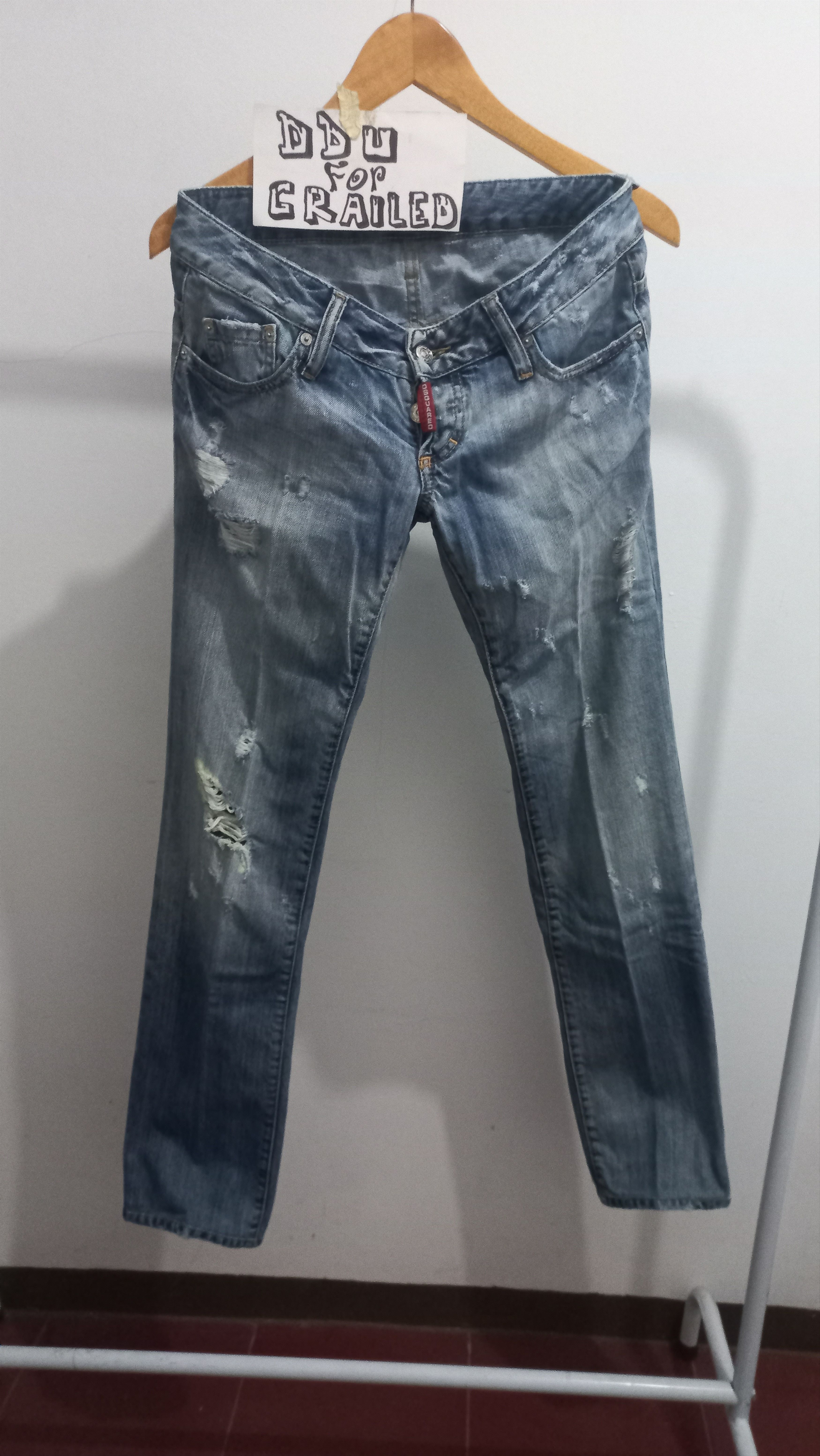 Dsquared2 🔥 Vintage Dsquared 2 Skinny Jeans Distressed Size US 30 / EU 46 - 1 Thumbnail