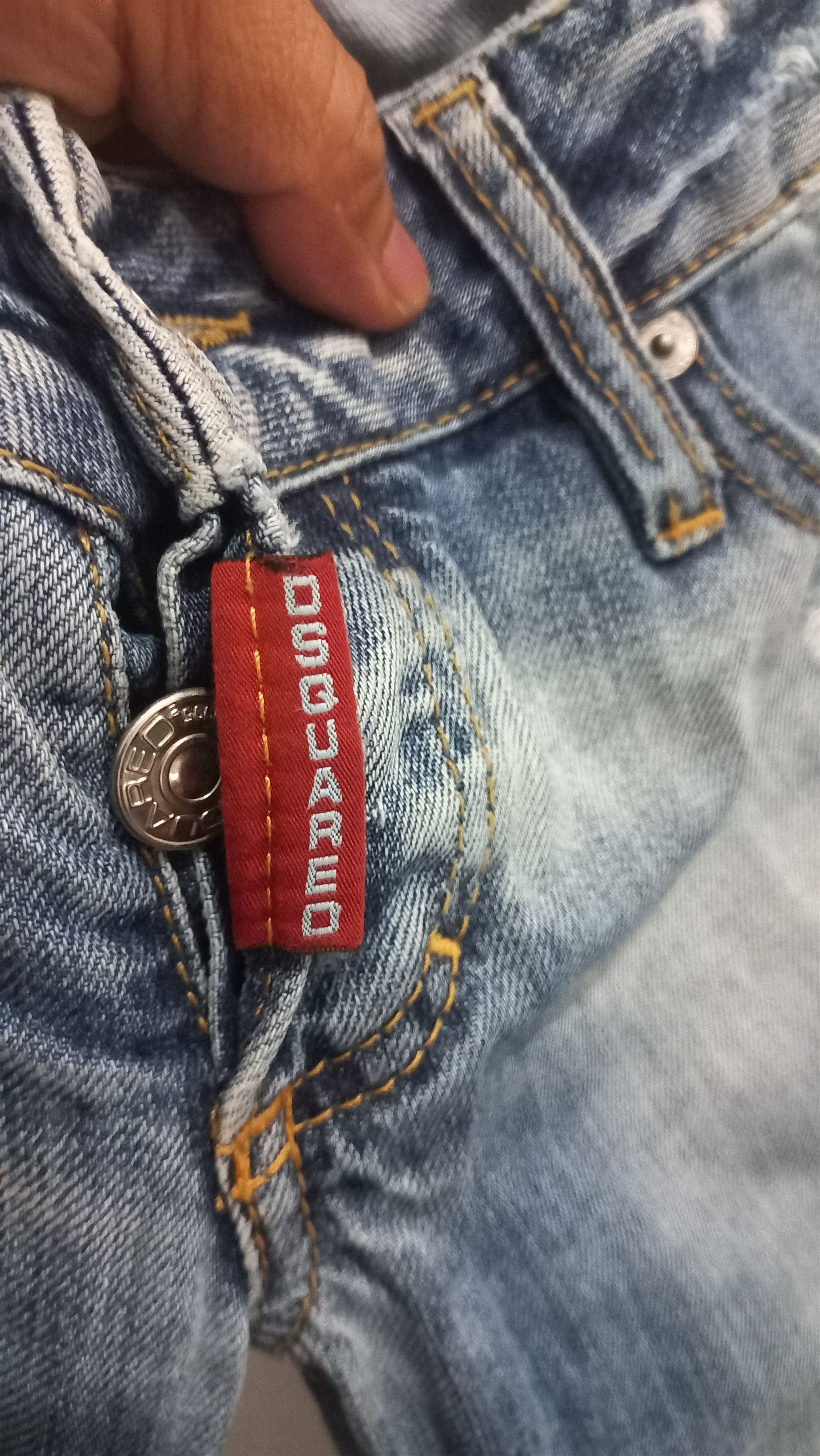 Dsquared2 🔥 Vintage Dsquared 2 Skinny Jeans Distressed Size US 30 / EU 46 - 4 Thumbnail