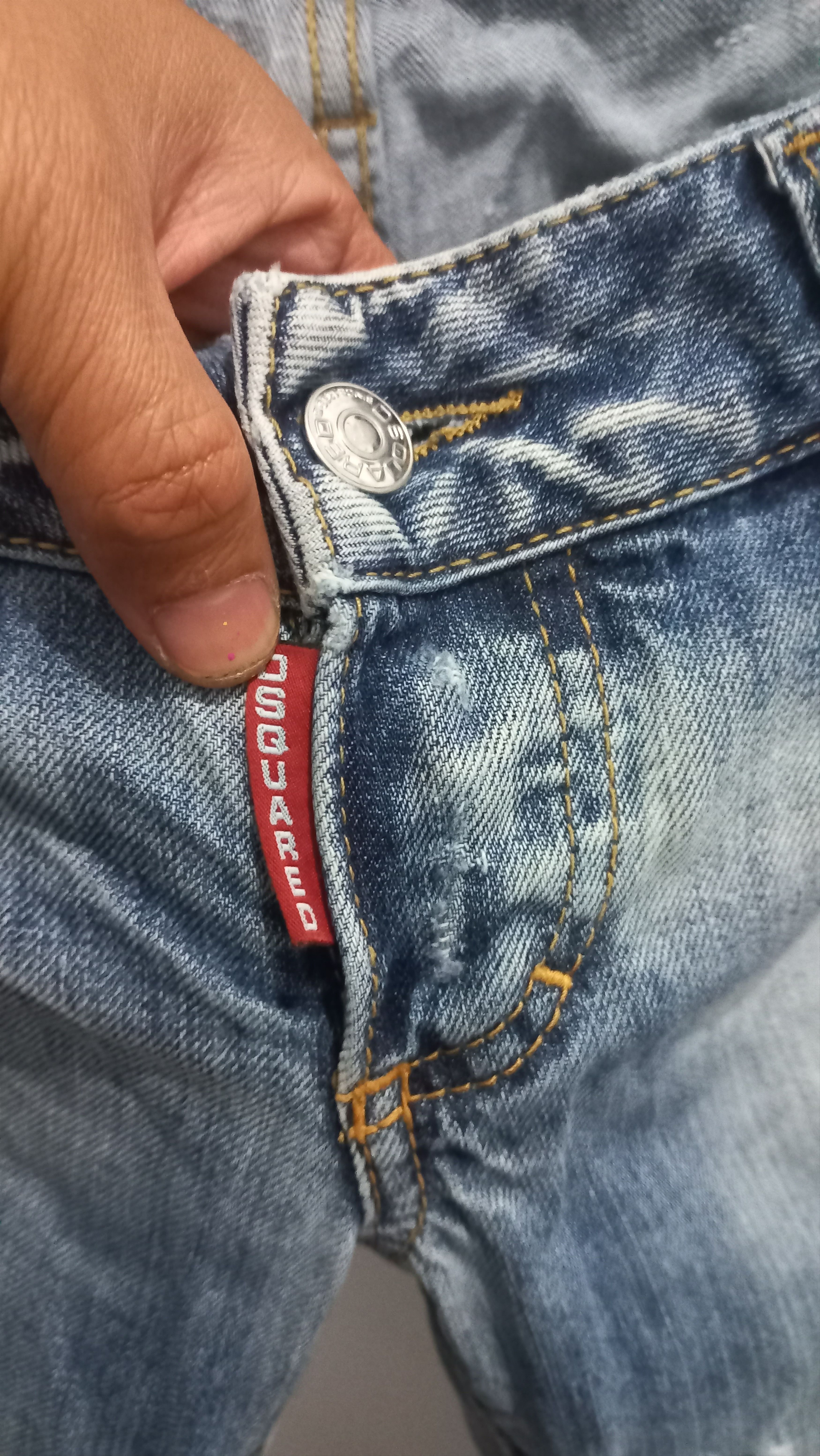Dsquared2 🔥 Vintage Dsquared 2 Skinny Jeans Distressed Size US 30 / EU 46 - 5 Thumbnail