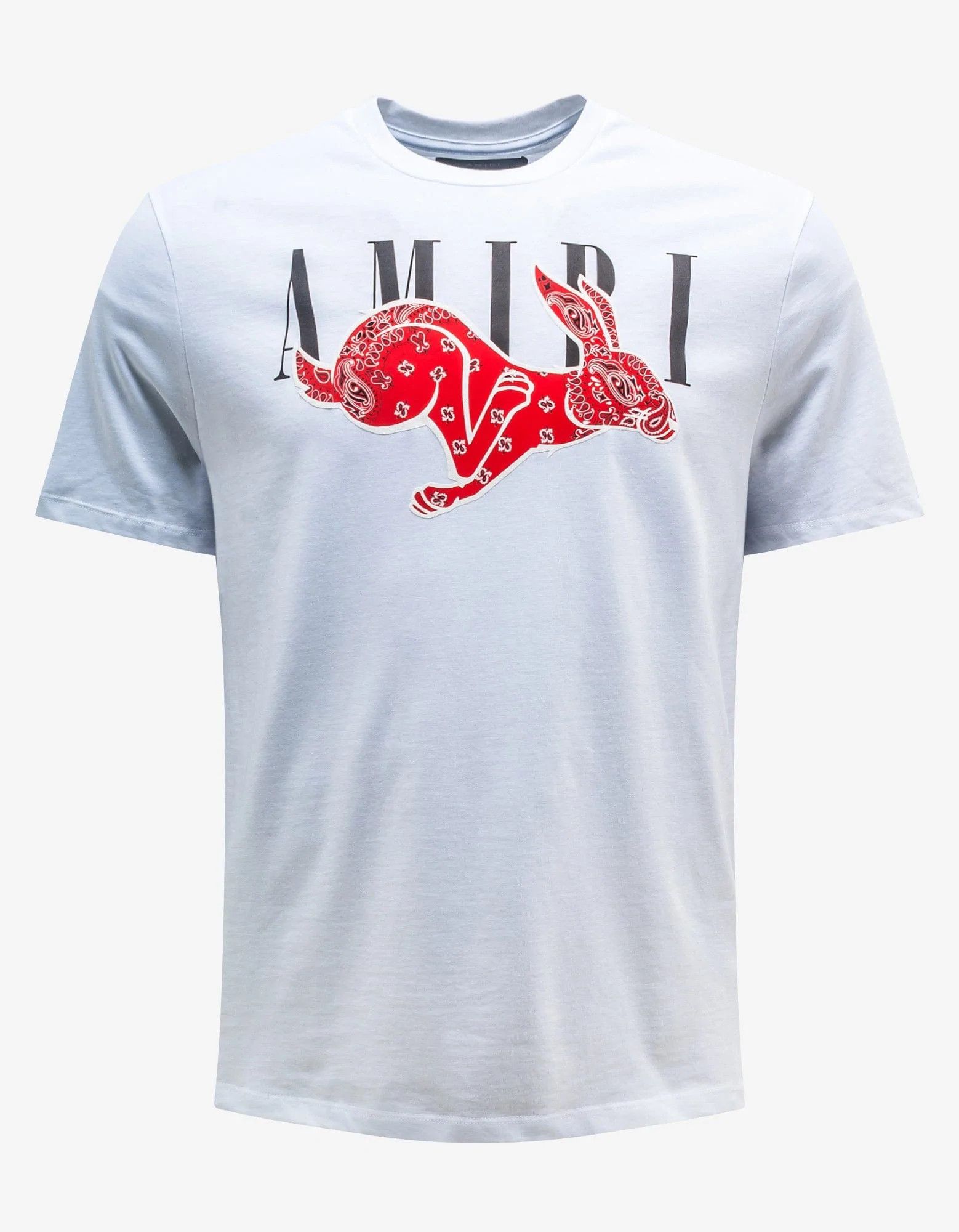Amiri White CNY Rabbit Logo T-Shirt | Grailed
