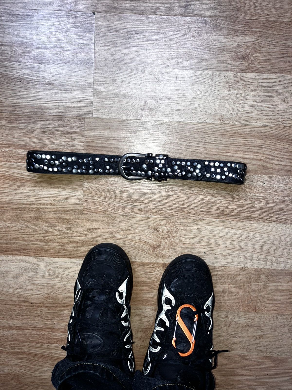 Japanese Brand × Vintage Japanese Vintage BB Style Steel Leather Belt Size ONE SIZE - 2 Thumbnail