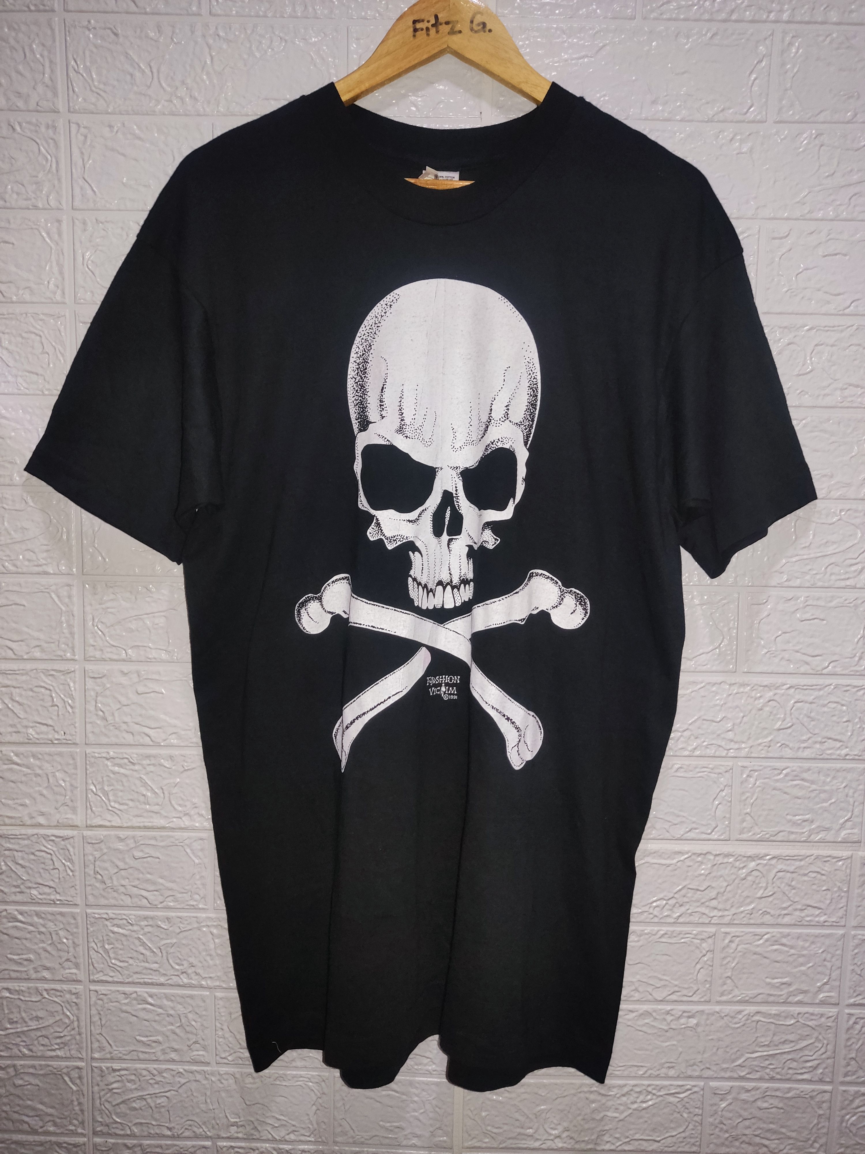 vintage USA製　©️1991 fashion victim Tシャツ Fashion Victim × Made In Usa × Vintage ©1991 Vintage Fashion