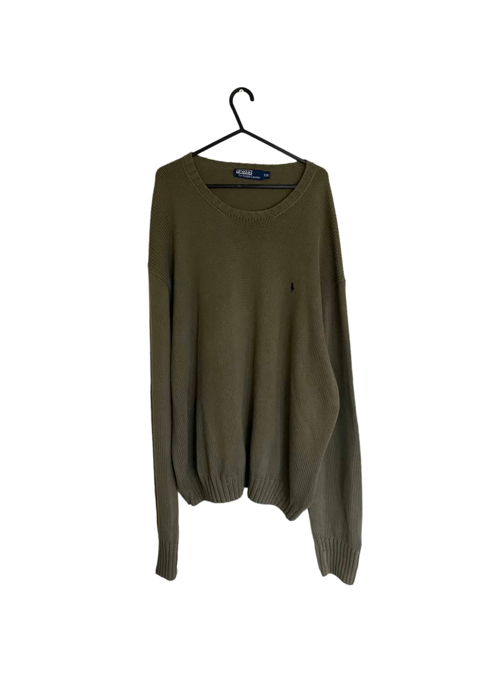 Polo Ralph Lauren × Ralph Lauren × Vintage Olive green polo vintage jumper, size XXL, old money Size US XXL / EU 58 / 5 - 1 Thumbnail