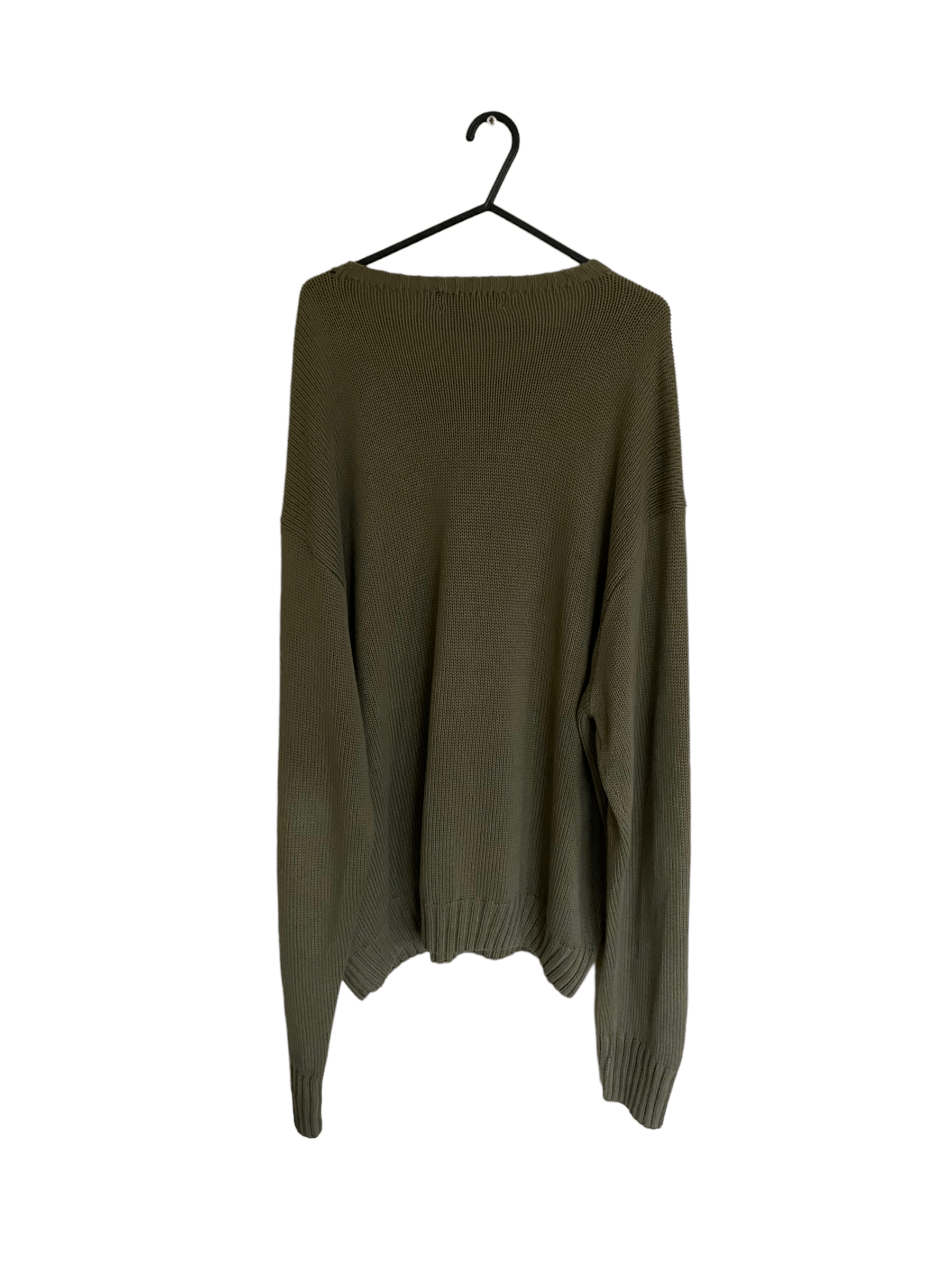 Polo Ralph Lauren × Ralph Lauren × Vintage Olive green polo vintage jumper, size XXL, old money Size US XXL / EU 58 / 5 - 4 Thumbnail