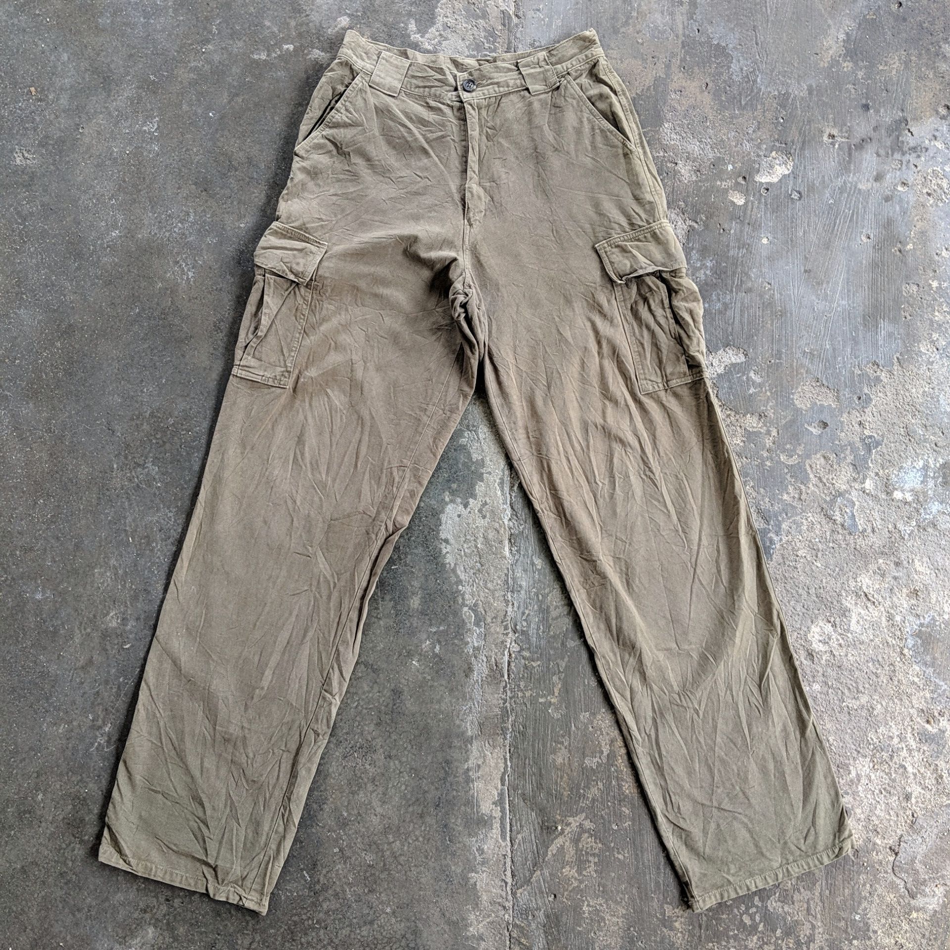 image of Utility Pro Wear W28Vintage Japanese Tactical Multipocket Cargo Pants in Khaki, Men's