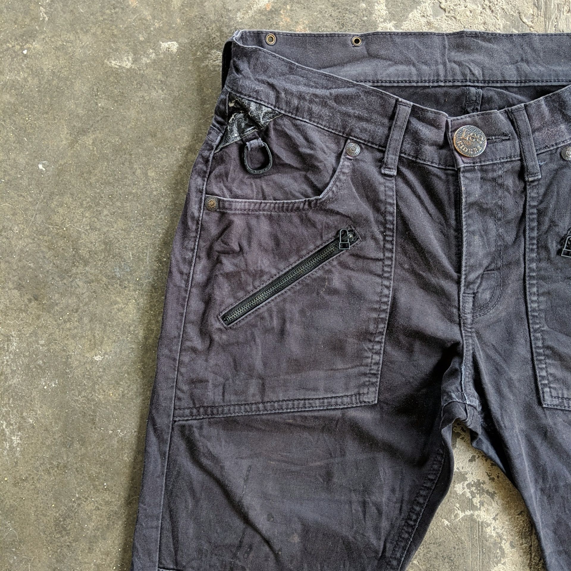 Japanese Brand W30💥Lee Rider Faded Multipocket Rare Casual Trousers Pants Size US 30 / EU 46 - 3 Thumbnail