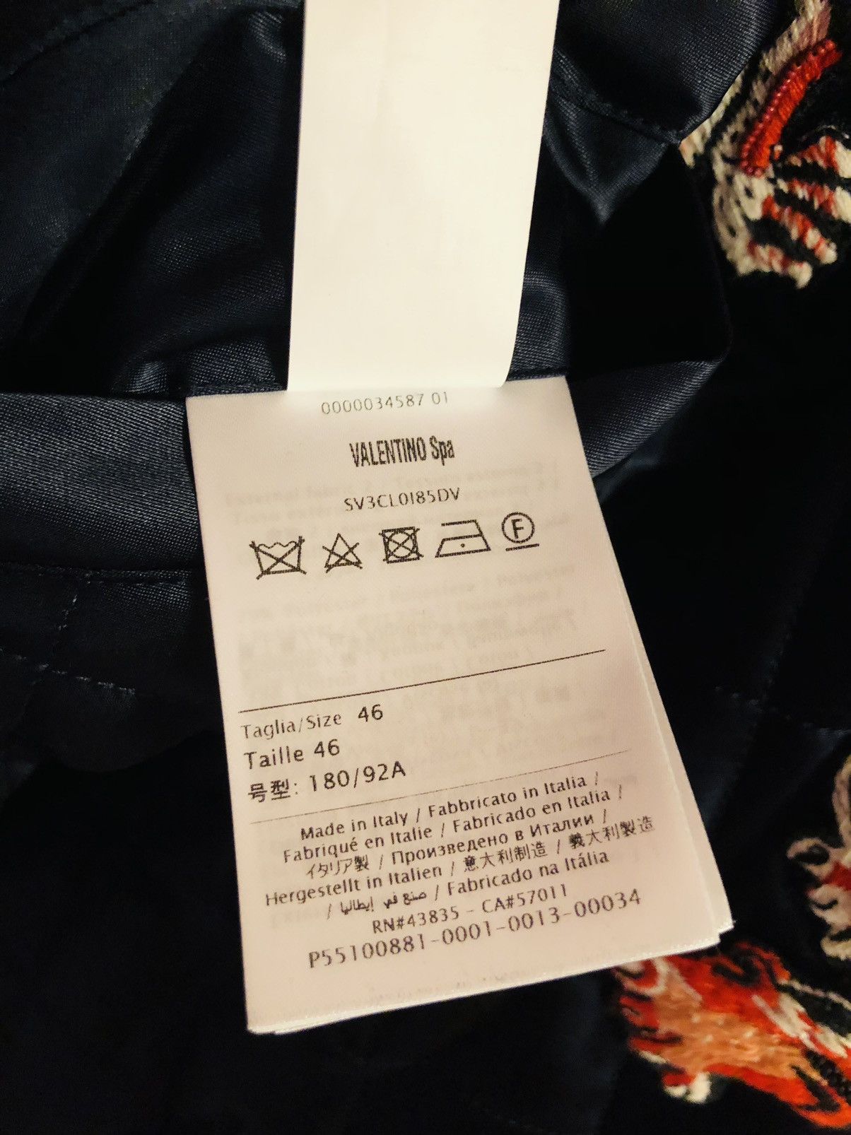 Valentino Valentino - Tiger Embroidered Jackets F/W 2019 Size US S / EU 44-46 / 1 - 9 Thumbnail