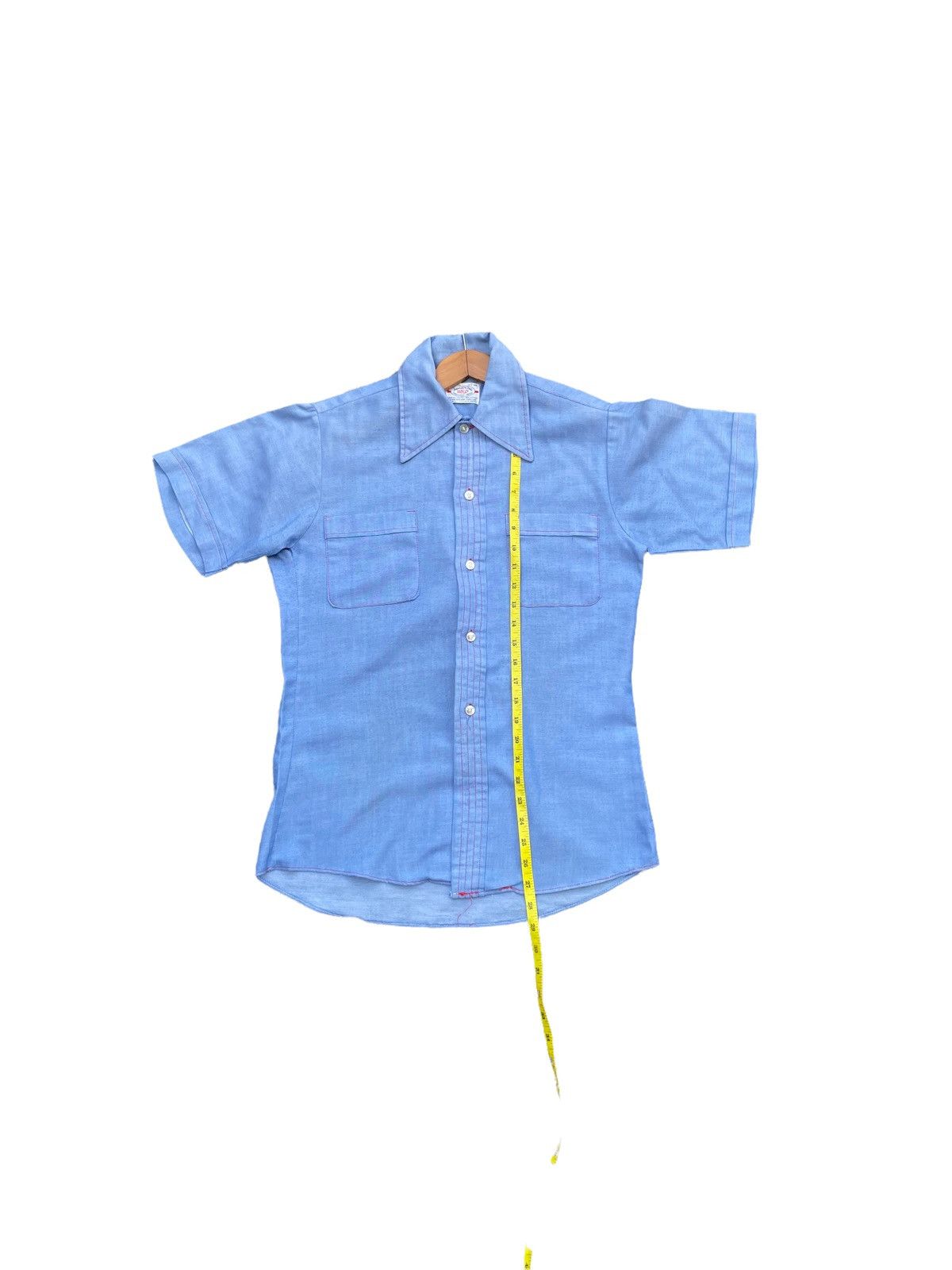Vintage Vintage 70’s Donlin Permanent Press Selvedge Shirt Size US M / EU 48-50 / 2 - 3 Thumbnail