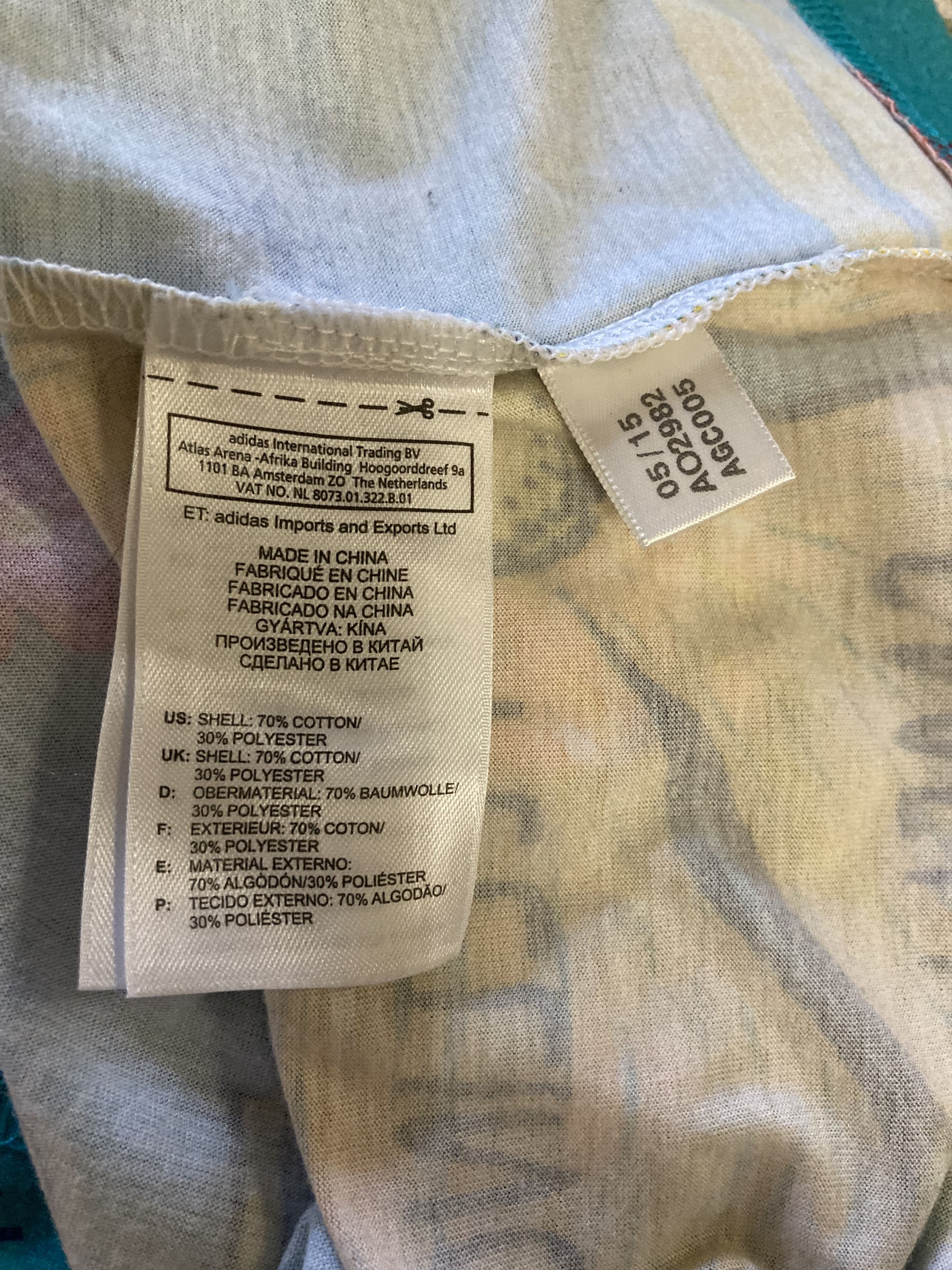 Adidas × Pharrell Adidas Pharrel Williams Be Happy t shirt size-M Size US M / EU 48-50 / 2 - 6 Thumbnail