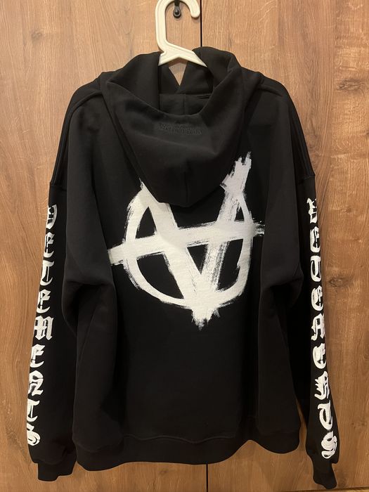 Vetements VETEMENTS Double Anarchy Hoodie | Grailed