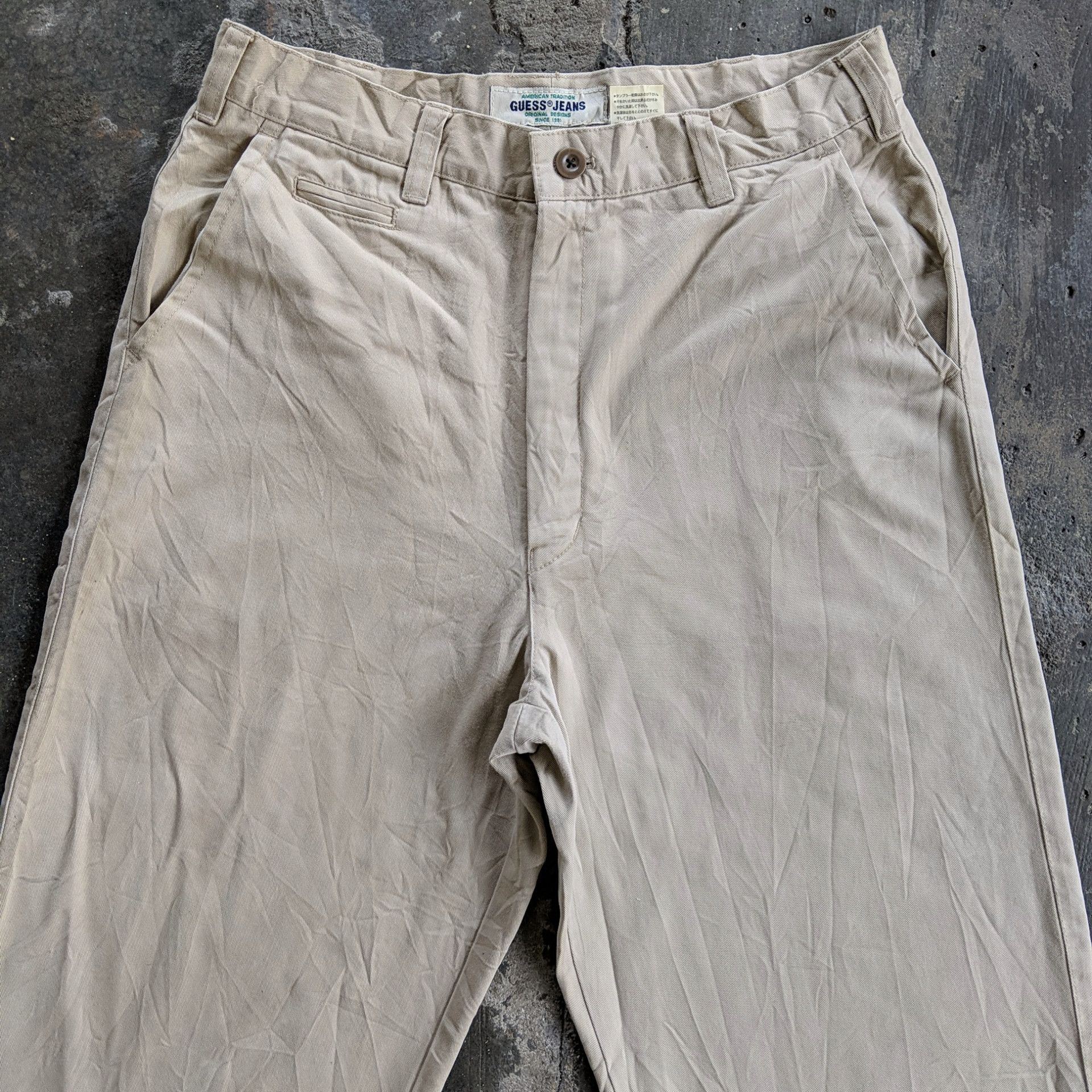 Japanese Brand × Vintage Vintage Guess USA Distressed 5 Pockets Trousers Pants Size US 31 - 2 Thumbnail