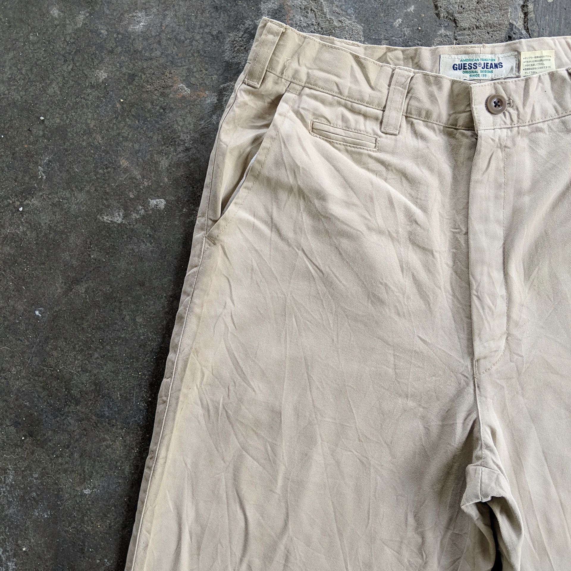 Japanese Brand × Vintage Vintage Guess USA Distressed 5 Pockets Trousers Pants Size US 31 - 3 Thumbnail