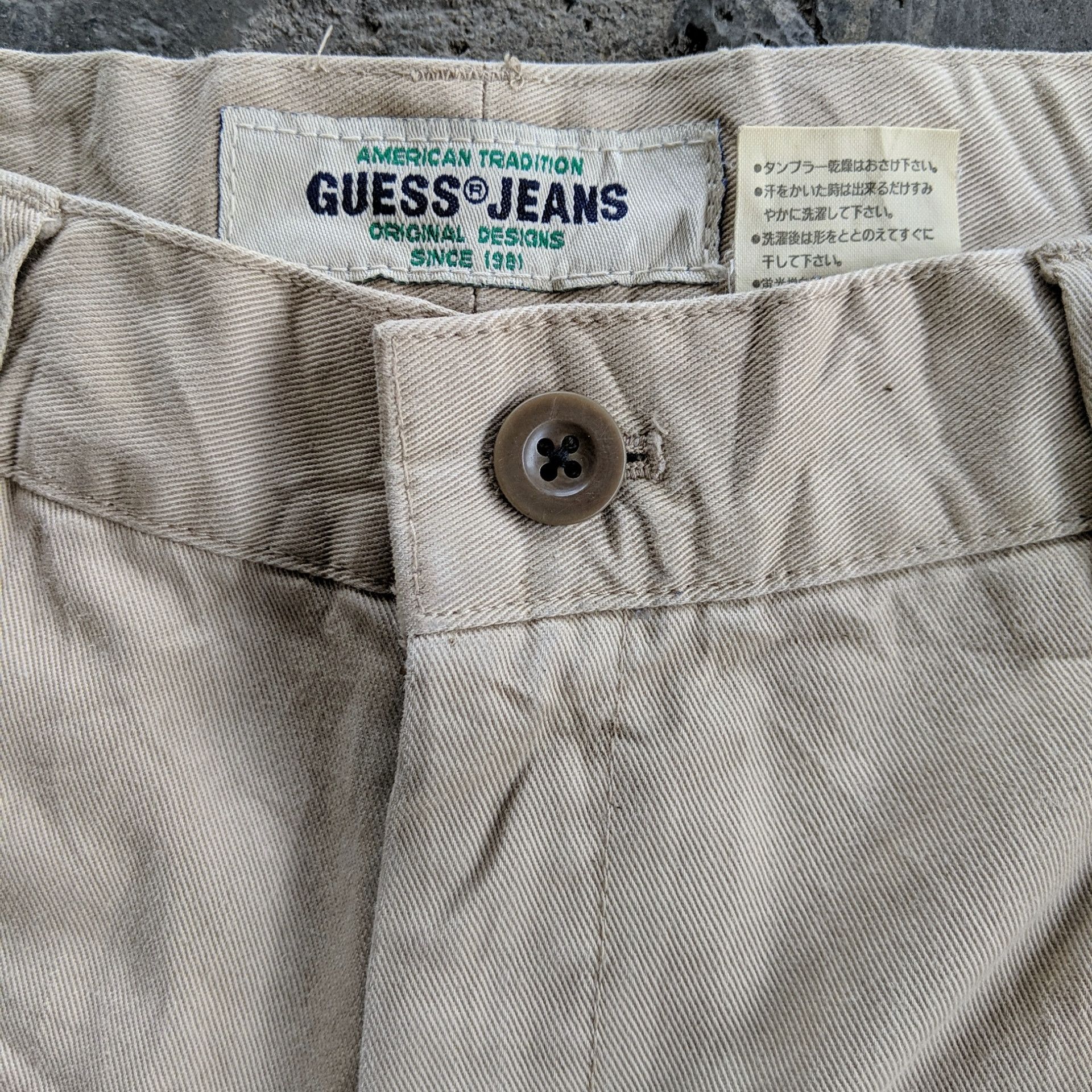 Japanese Brand × Vintage Vintage Guess USA Distressed 5 Pockets Trousers Pants Size US 31 - 7 Thumbnail