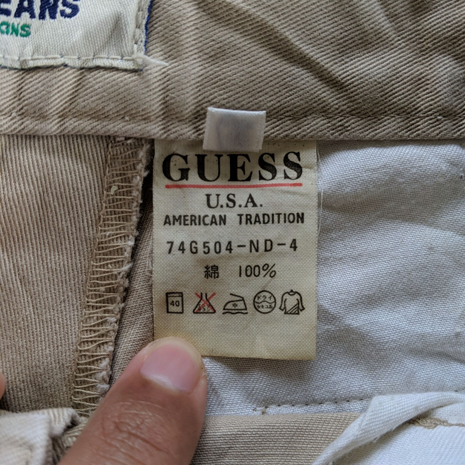 Japanese Brand × Vintage Vintage Guess USA Distressed 5 Pockets Trousers Pants Size US 31 - 8 Thumbnail