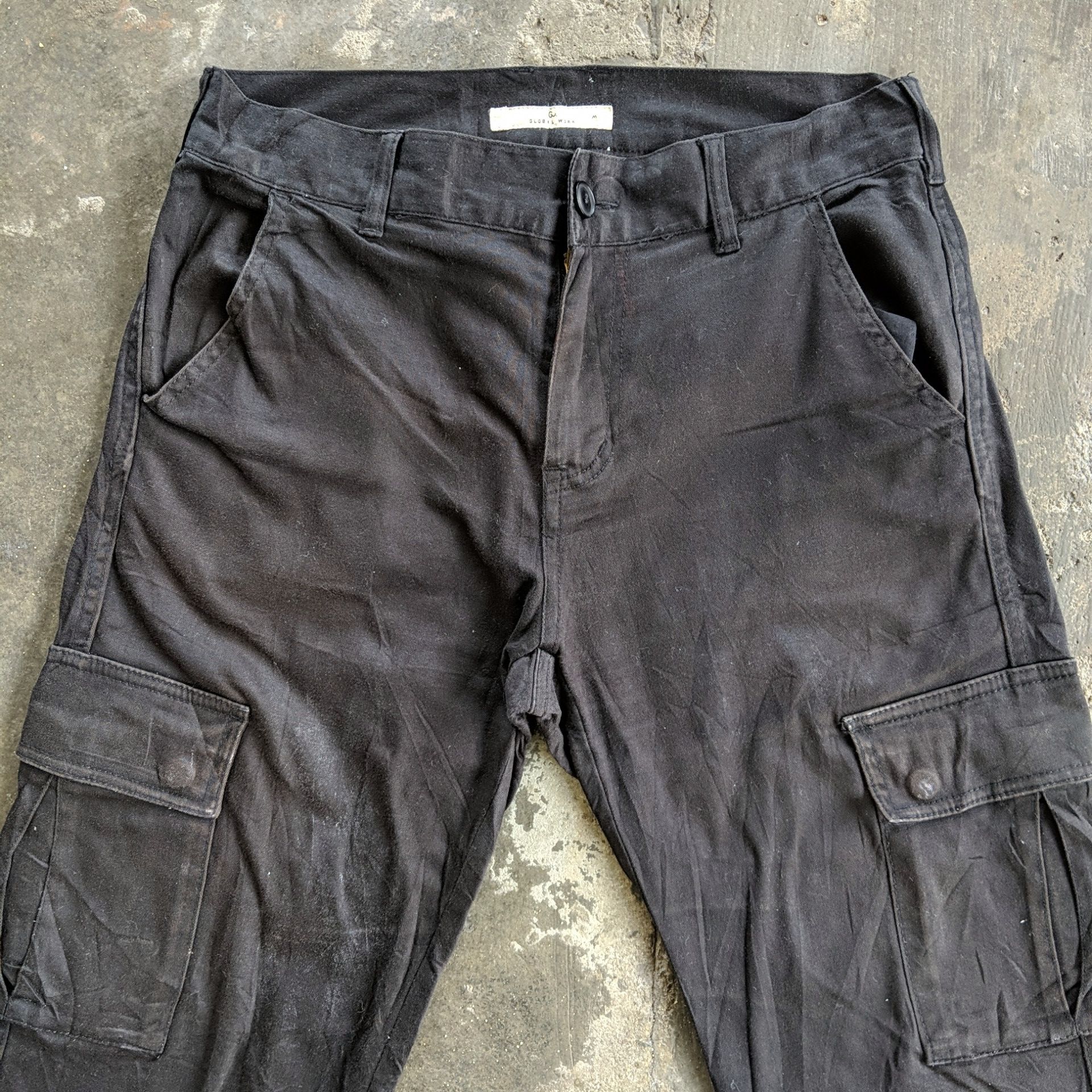 Japanese Brand W30💥Vtg Global Work Faded Multipocket Tactical Cargo Pants Size US 30 / EU 46 - 3 Thumbnail