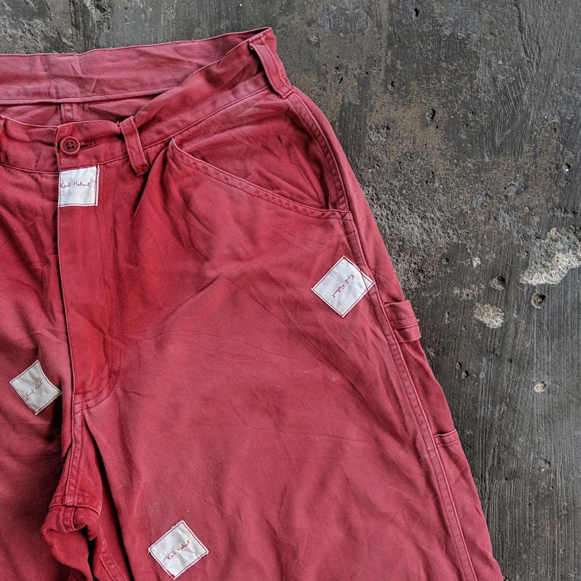 Karl Helmut × Vintage W26🔥Vintage Karl Helmut Faded Casual Trousers Pants Size US 26 / EU 42 - 4 Thumbnail