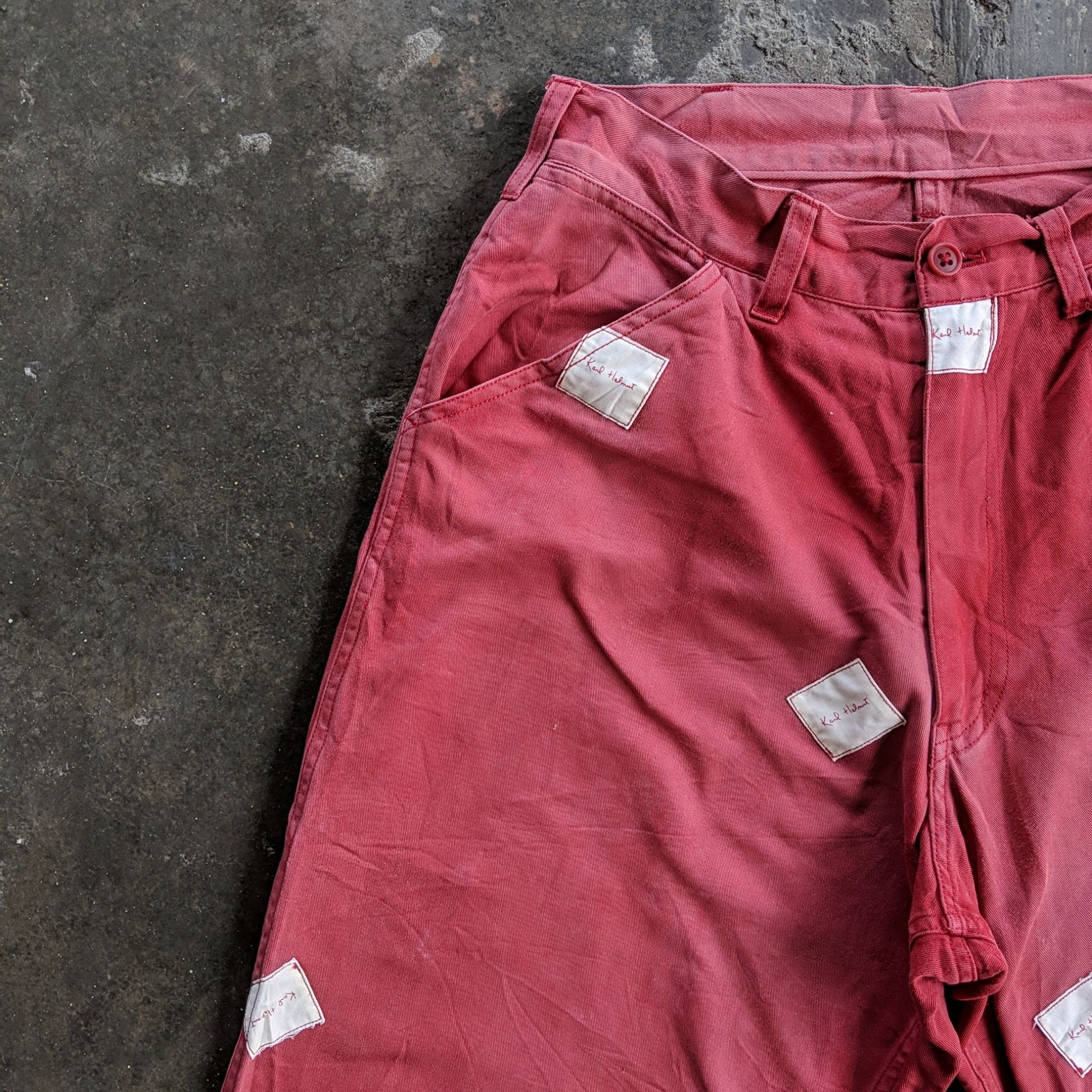 Karl Helmut × Vintage W26🔥Vintage Karl Helmut Faded Casual Trousers Pants Size US 26 / EU 42 - 3 Thumbnail