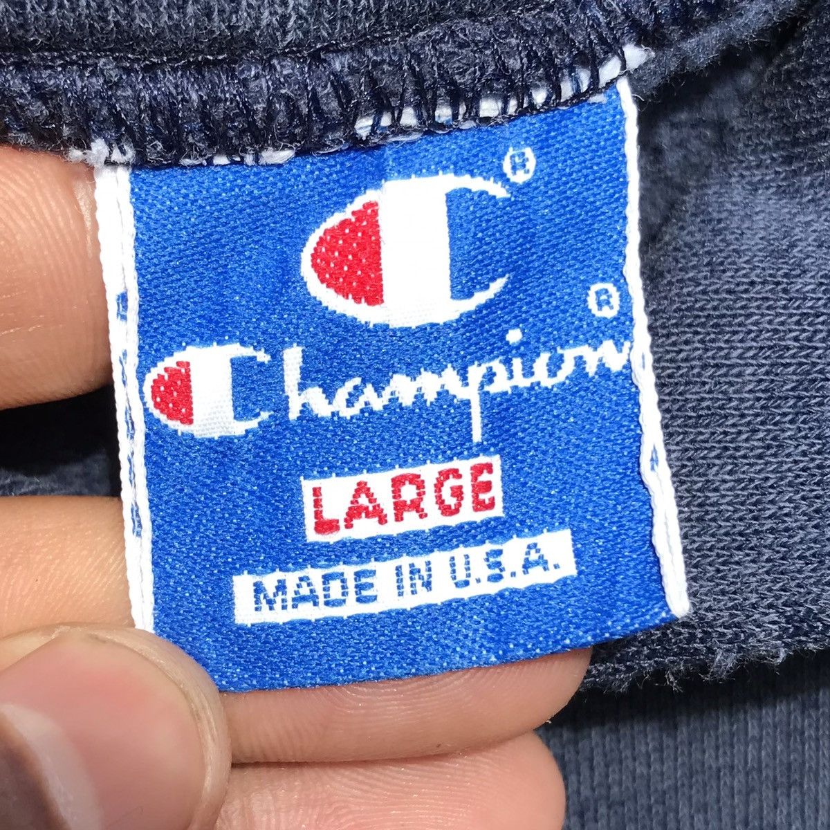 Champion × Vintage Vintage 90s Champion North Dame Hoodie SunFaded Size US L / EU 52-54 / 3 - 13 Thumbnail