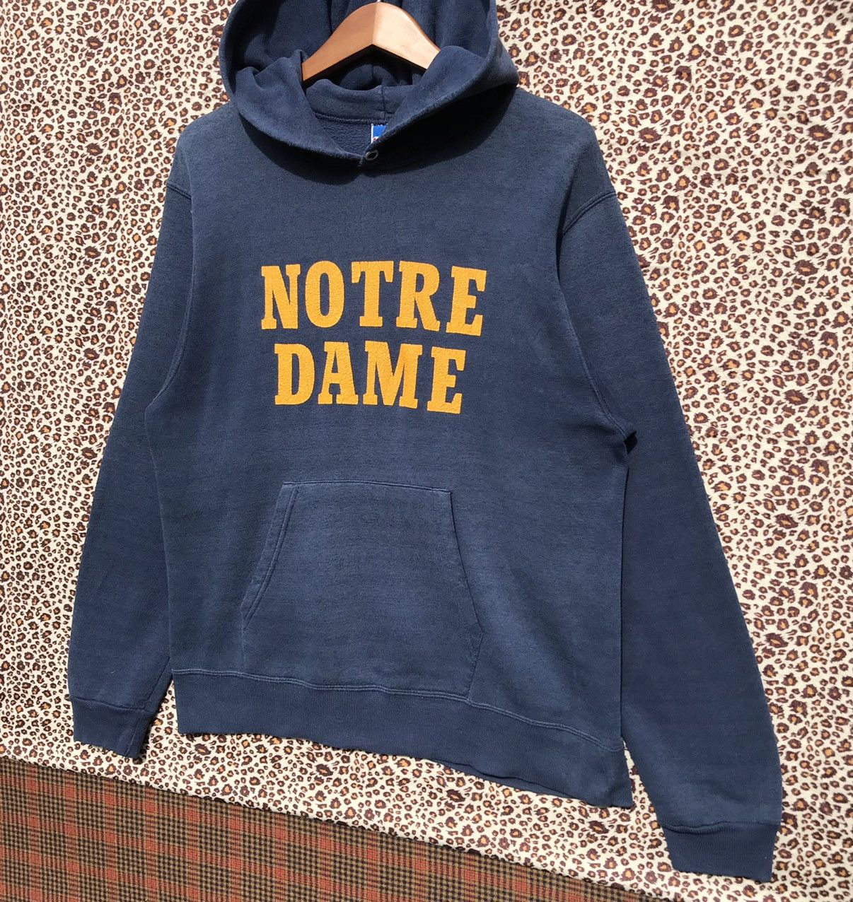 Champion × Vintage Vintage 90s Champion North Dame Hoodie SunFaded Size US L / EU 52-54 / 3 - 4 Thumbnail