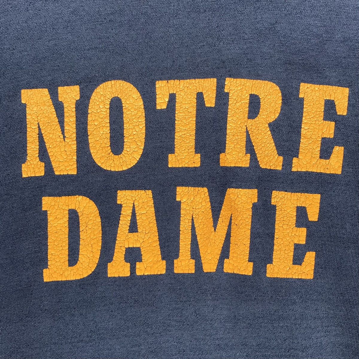Champion × Vintage Vintage 90s Champion North Dame Hoodie SunFaded Size US L / EU 52-54 / 3 - 7 Thumbnail