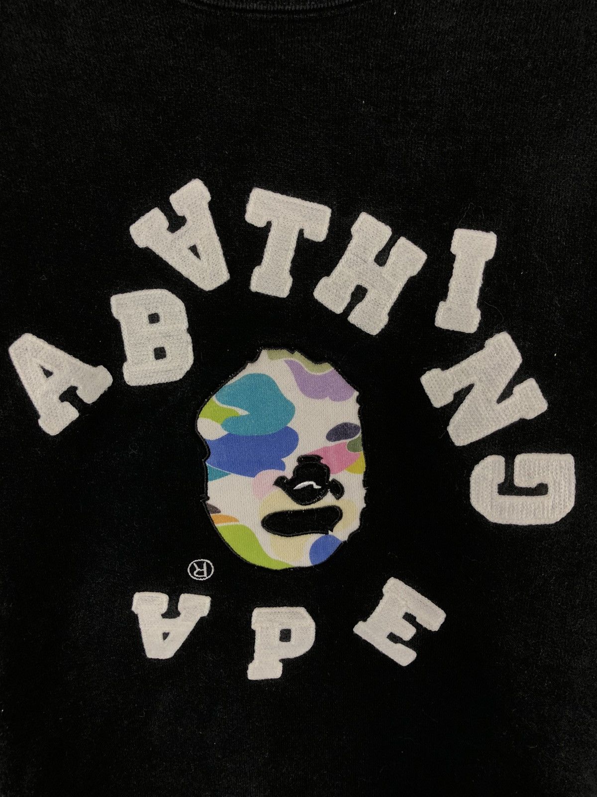 Bape Multi Camo Broken College Crewneck Size US XL / EU 56 / 4 - 3 Thumbnail