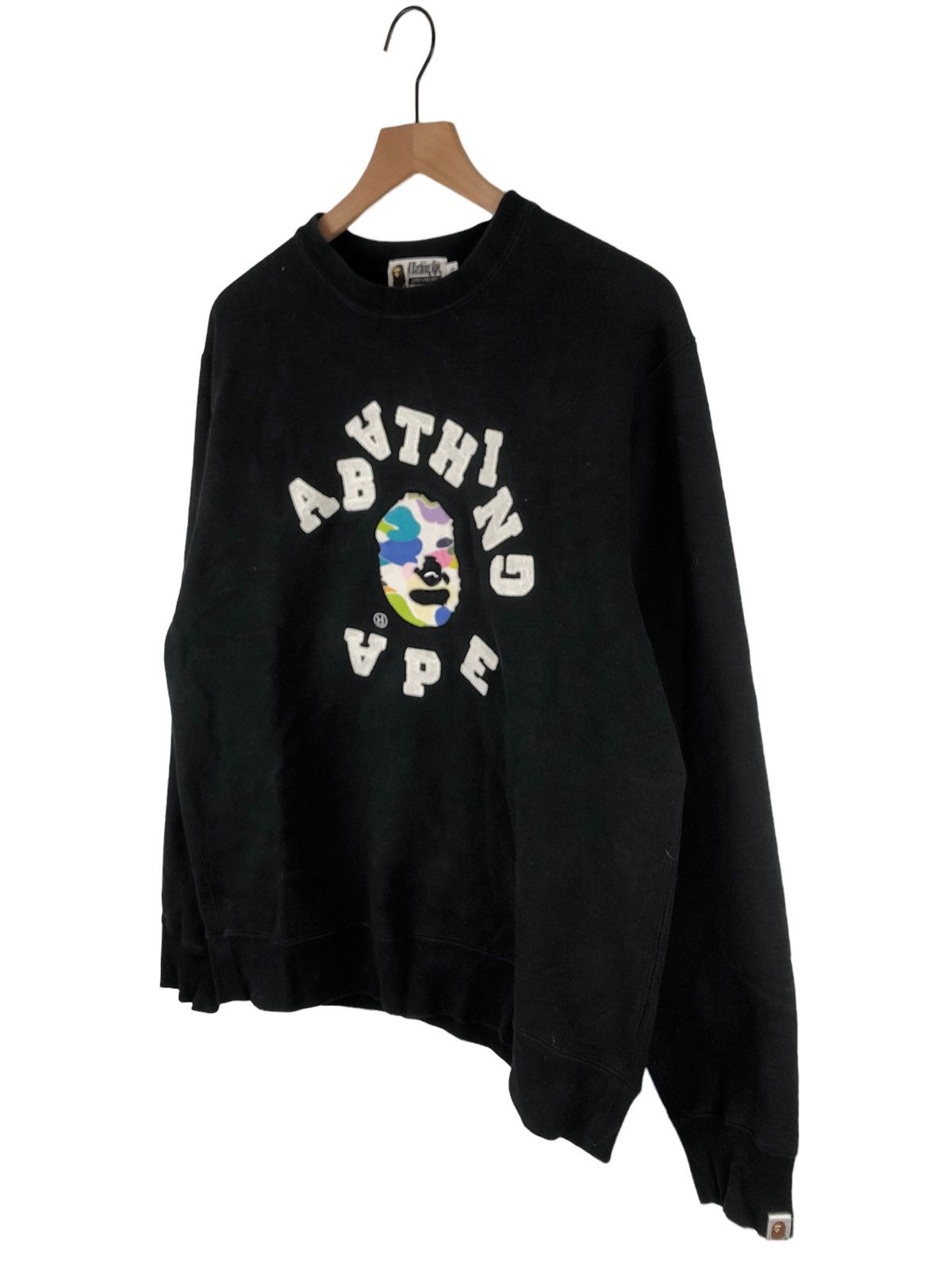 Bape Multi Camo Broken College Crewneck Size US XL / EU 56 / 4 - 2 Thumbnail