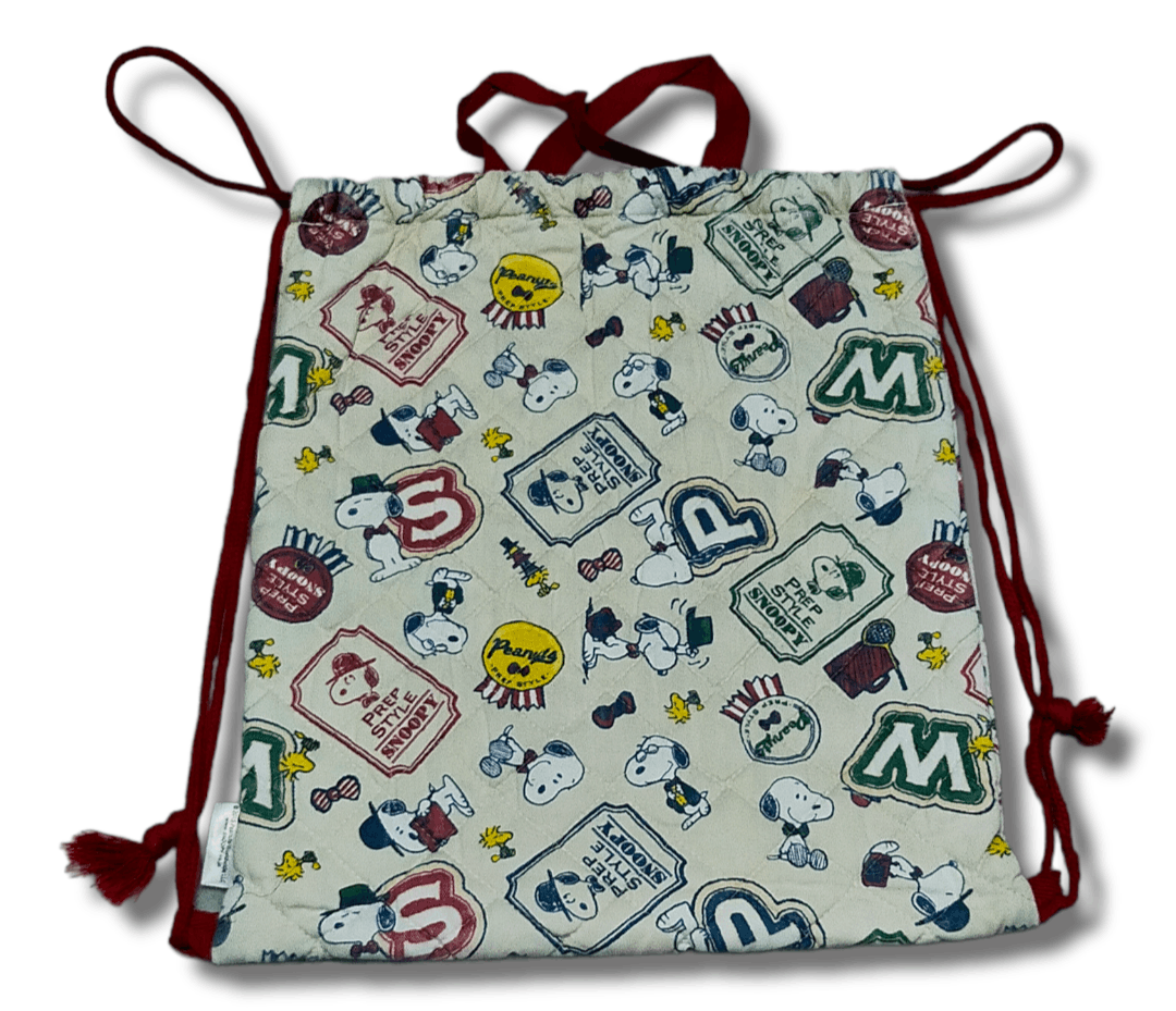 Japanese Brand × Peanuts SNOOPY PEANUTS DRAWSTRING BAG JAPANESE Size ONE SIZE - 4 Thumbnail