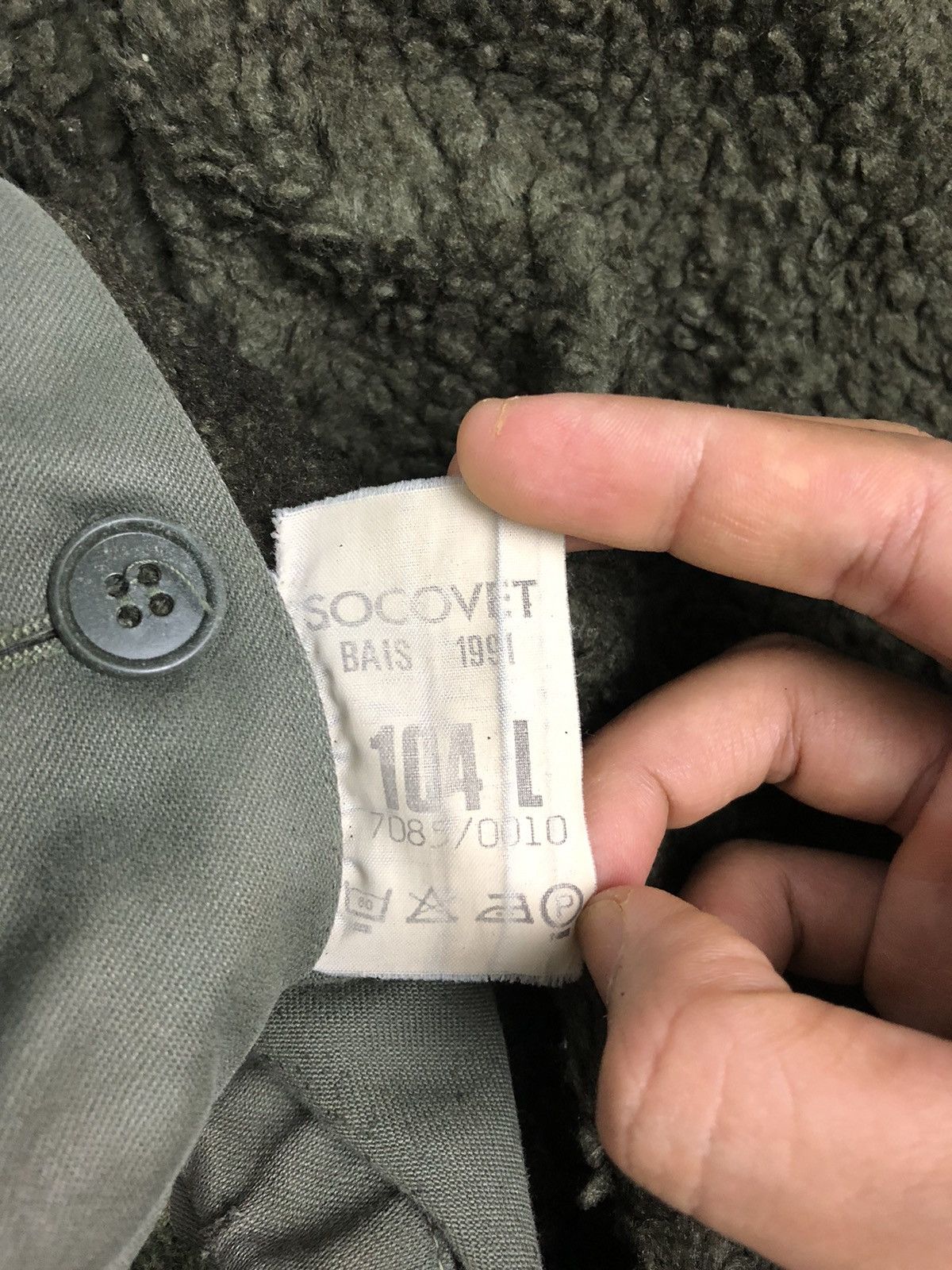 Vintage Vintage SO.VI.CO Villeneuve France Army 1991 Jacket Size US XL / EU 56 / 4 - 10 Thumbnail