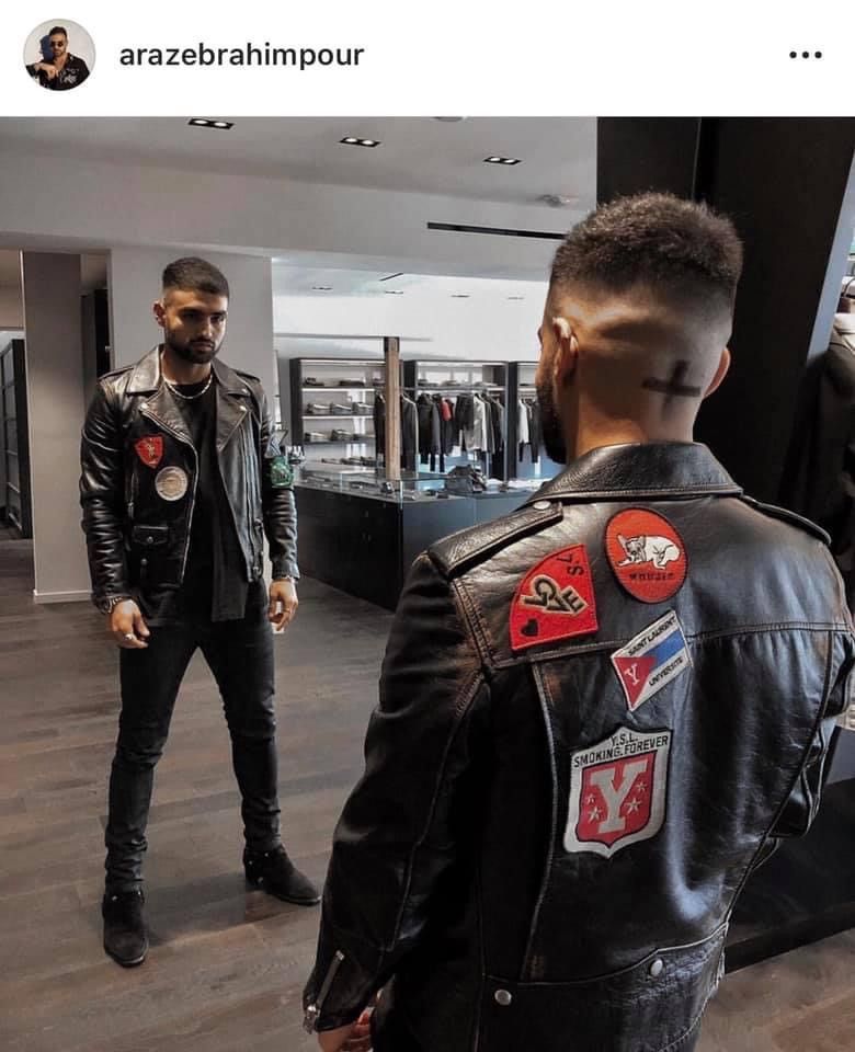Saint Laurent Paris 17FW Multi Patches L01 Leather Jacket sz50 Grailed
