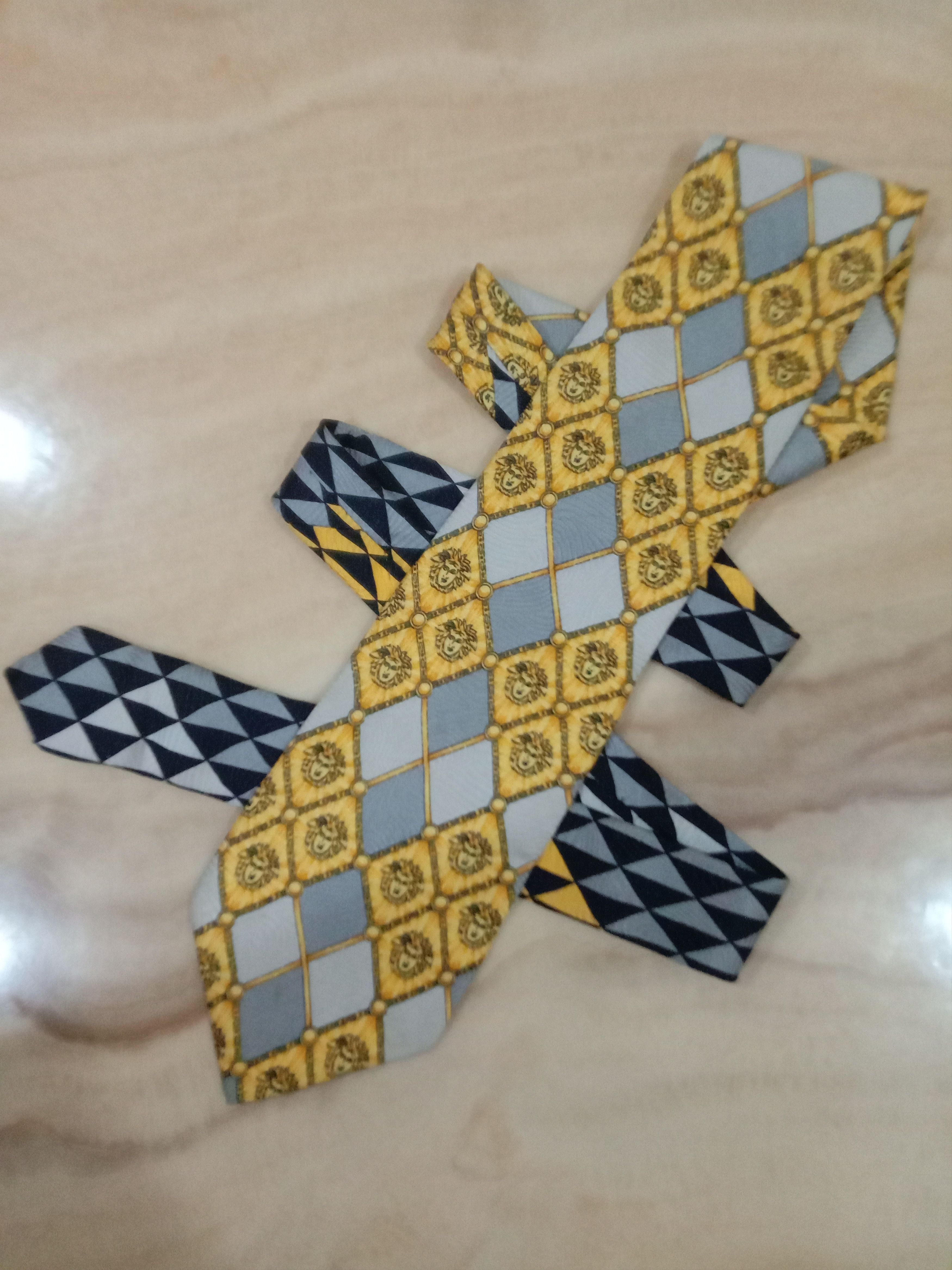 Versace Gianni Versace Tie Silk Made in Italy Size ONE SIZE - 2 Thumbnail