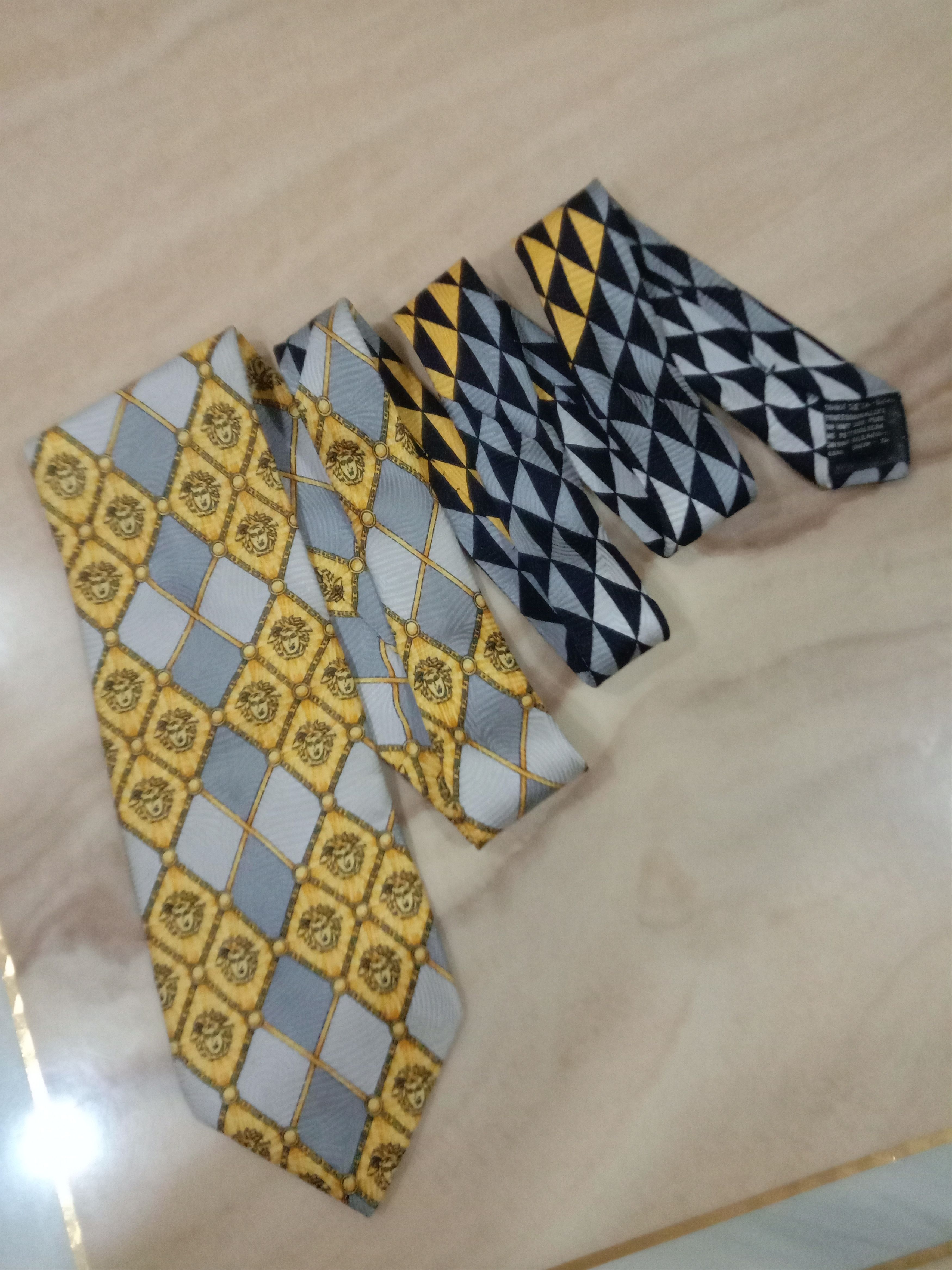 Versace Gianni Versace Tie Silk Made in Italy Size ONE SIZE - 1 Thumbnail