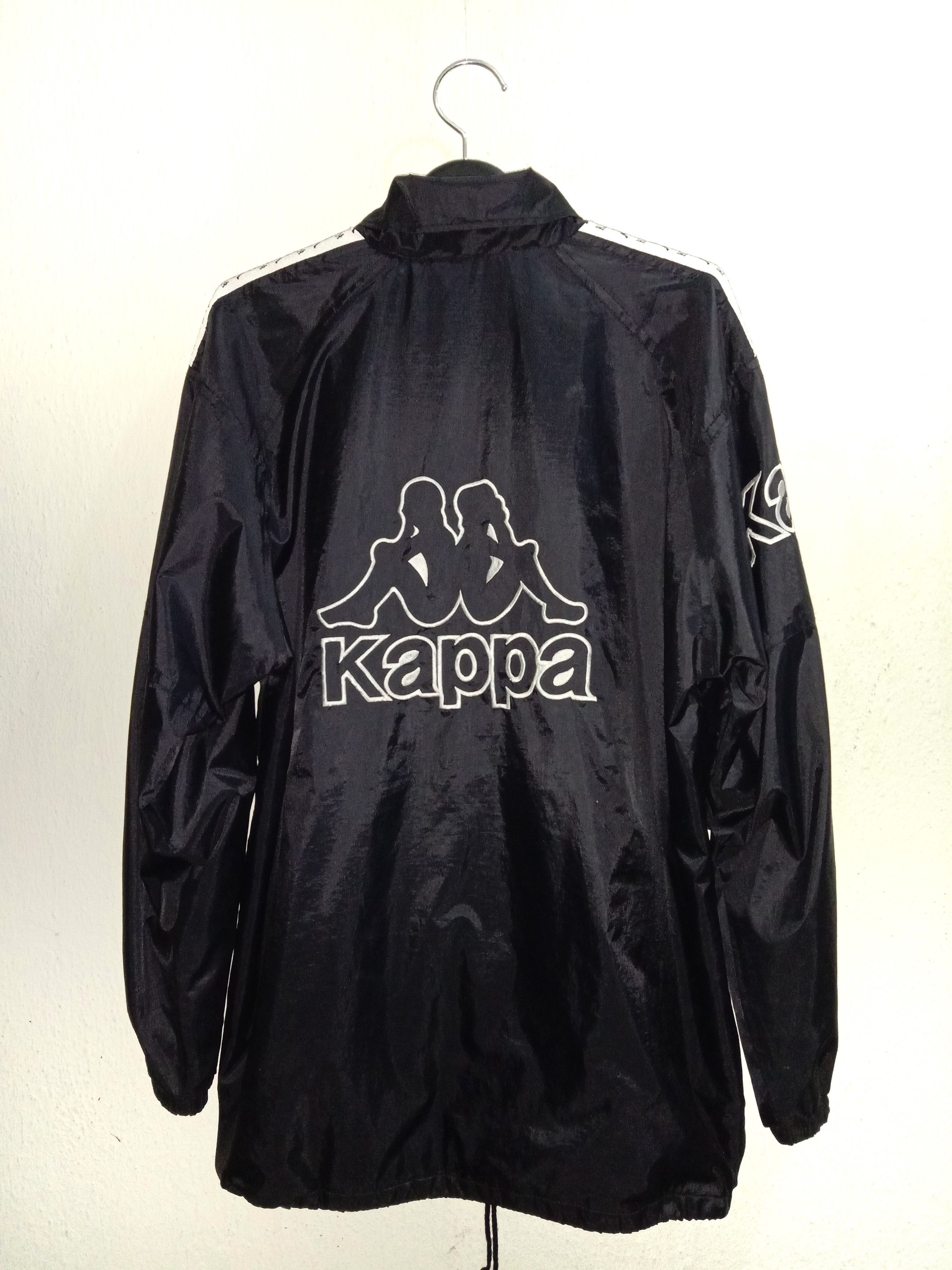Kappa Light Jacket with Big Logo / Spelled Out / Black Size US L / EU 52-54 / 3 - 2 Thumbnail