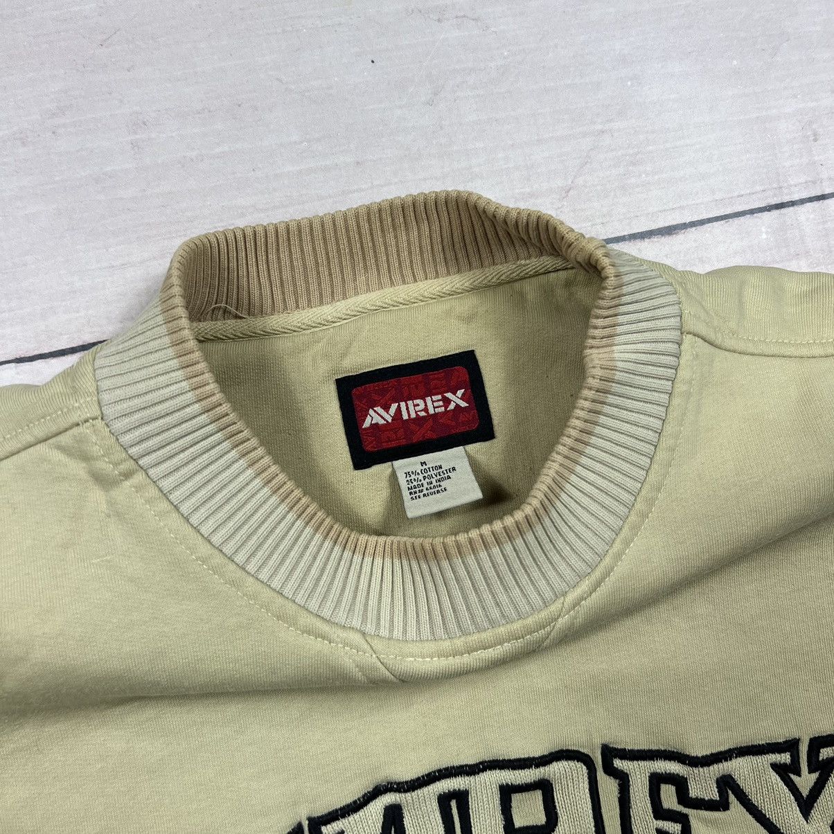 Avirex Avirex Sweatshirt Vintage Beige Embroidered Big Logo Retro Size US M / EU 48-50 / 2 - 4 Thumbnail