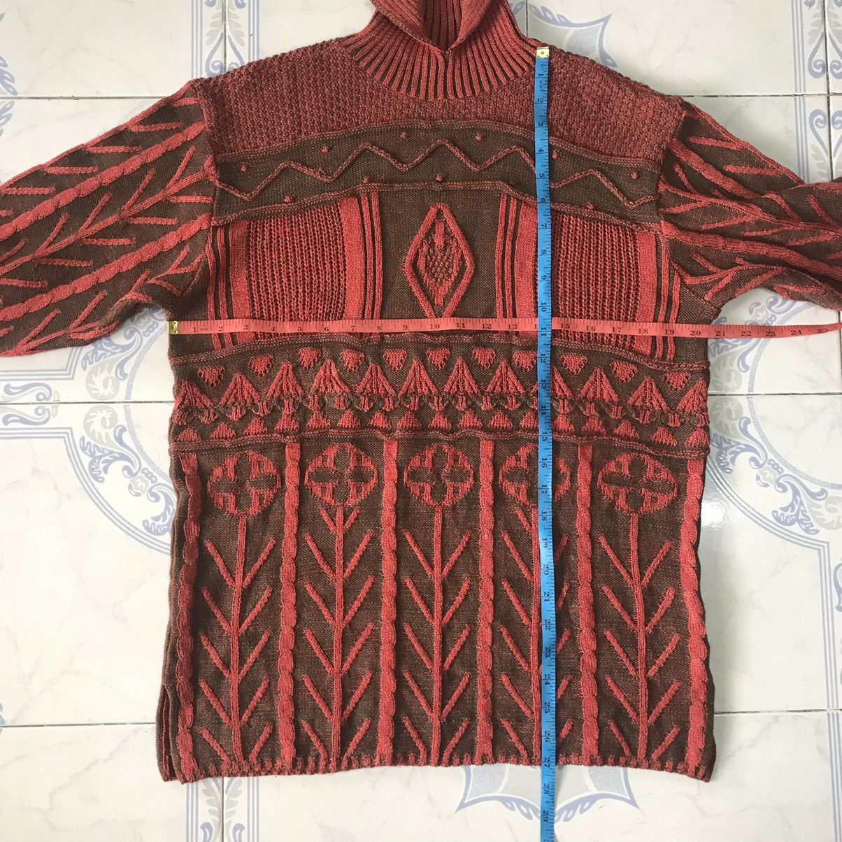 Japanese Brand Leucate Nice Cable Knit Art Style Jumper Size M / US 6-8 / IT 42-44 - 11 Thumbnail