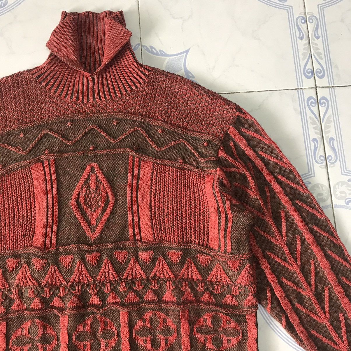 Japanese Brand Leucate Nice Cable Knit Art Style Jumper Size M / US 6-8 / IT 42-44 - 5 Thumbnail