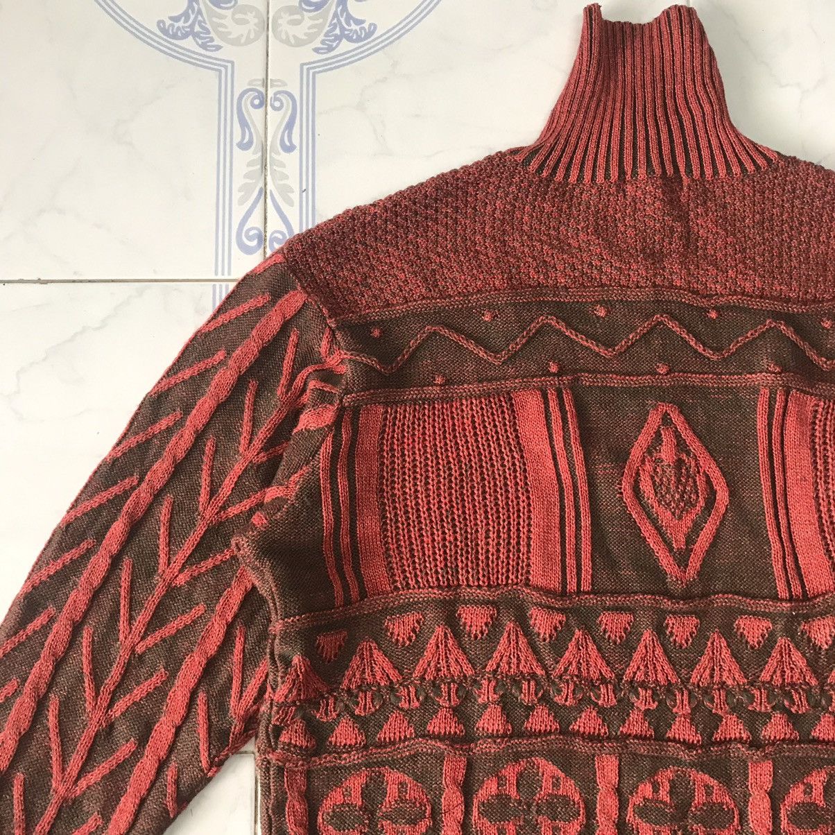 Japanese Brand Leucate Nice Cable Knit Art Style Jumper Size M / US 6-8 / IT 42-44 - 10 Thumbnail